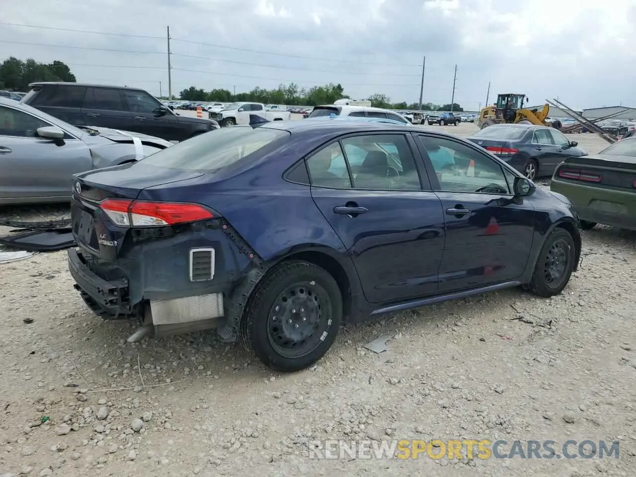 3 Photograph of a damaged car JTDBCMFE7PJ009275 TOYOTA COROLLA 2023