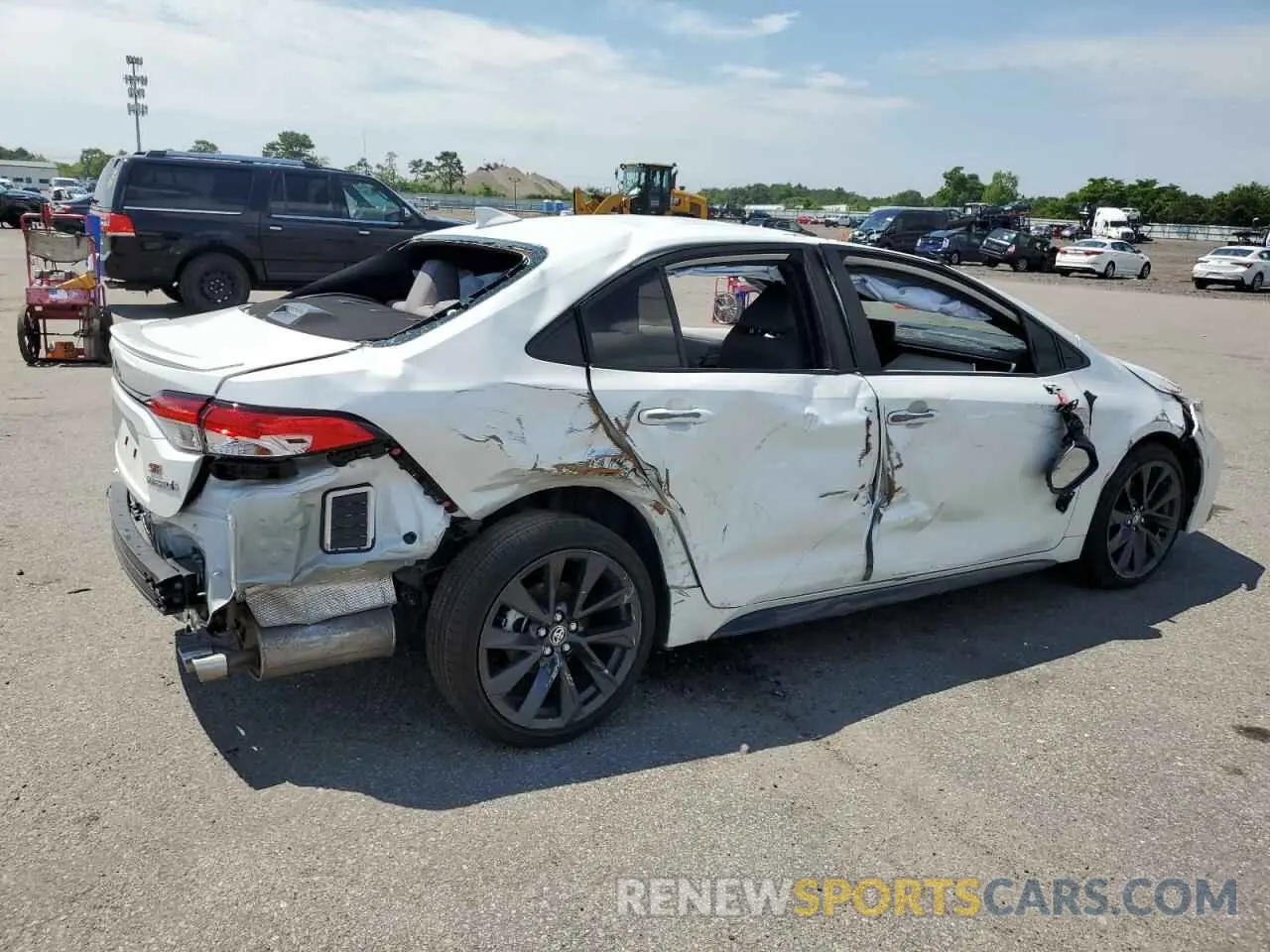 3 Photograph of a damaged car JTDBCMFE7PJ014525 TOYOTA COROLLA 2023