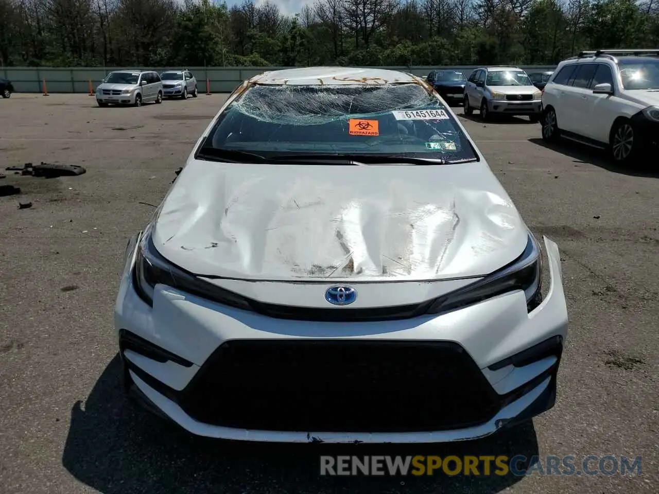 5 Photograph of a damaged car JTDBCMFE7PJ014525 TOYOTA COROLLA 2023