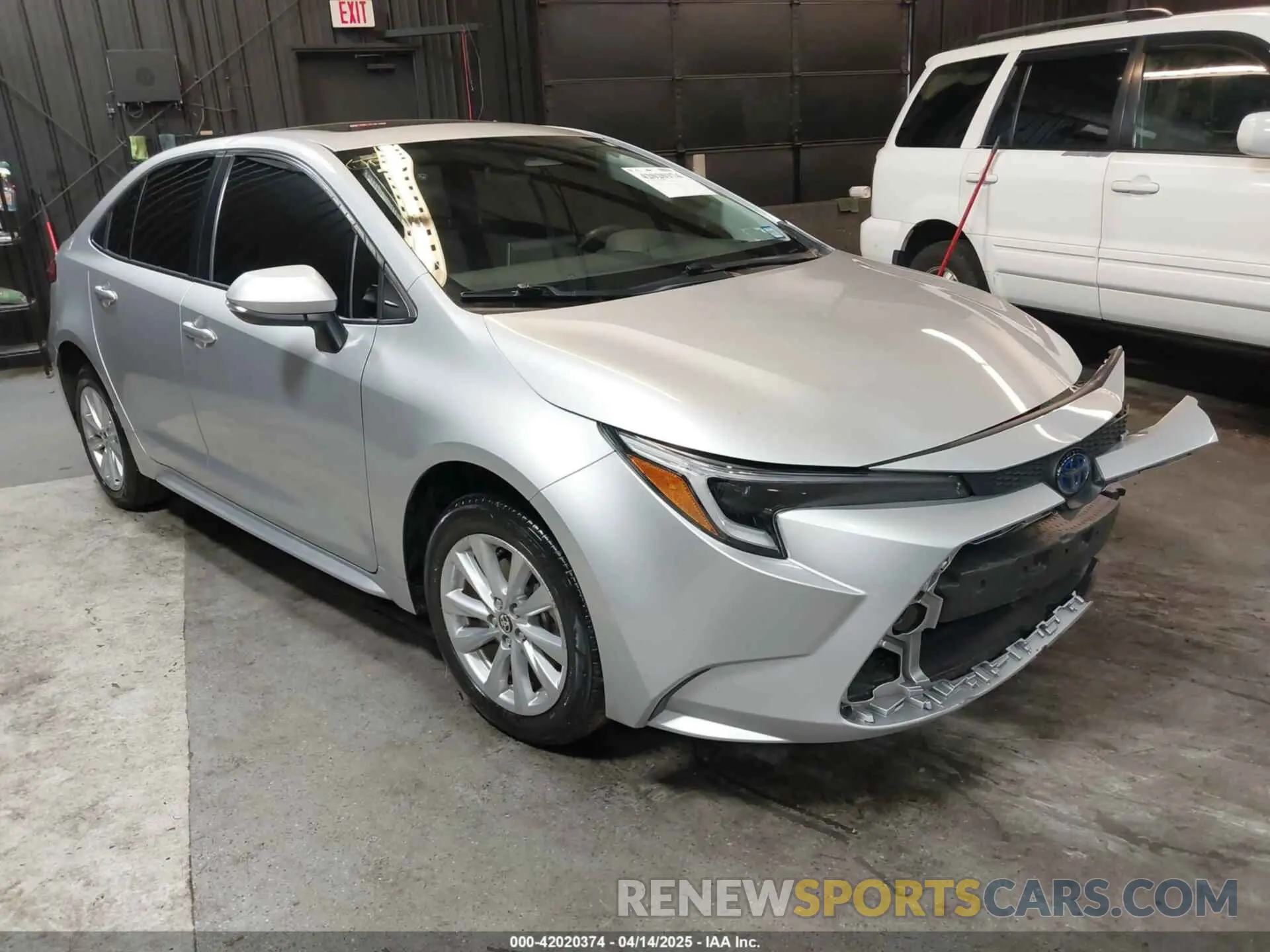 1 Photograph of a damaged car JTDBCMFE8P3002923 TOYOTA COROLLA 2023