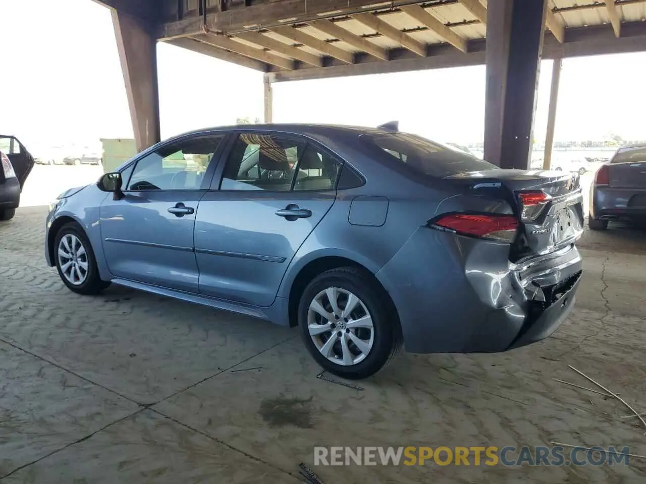 2 Photograph of a damaged car JTDBCMFE8P3004073 TOYOTA COROLLA 2023