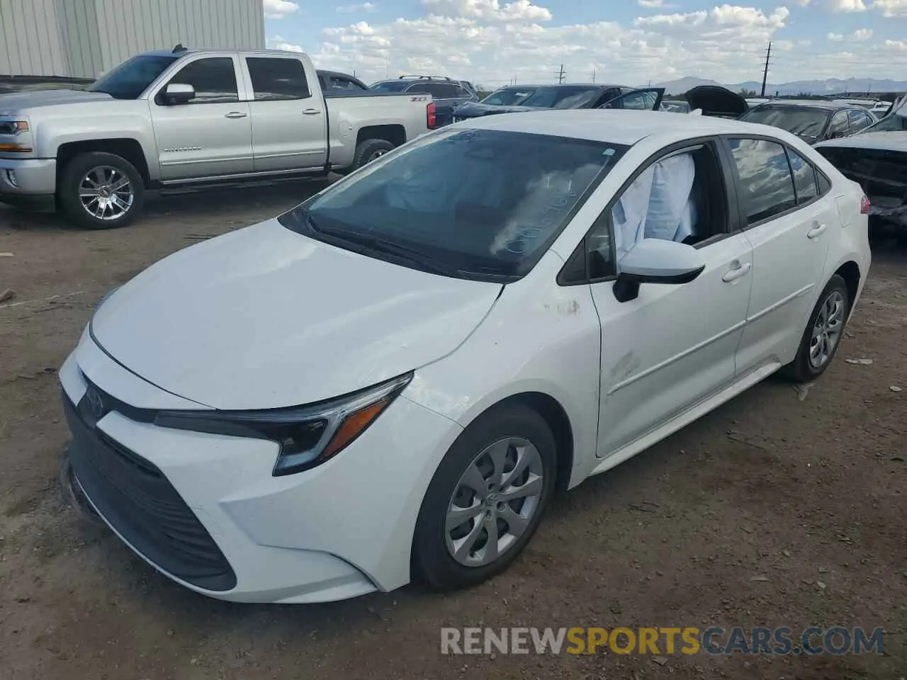 1 Photograph of a damaged car JTDBCMFE8P3006468 TOYOTA COROLLA 2023