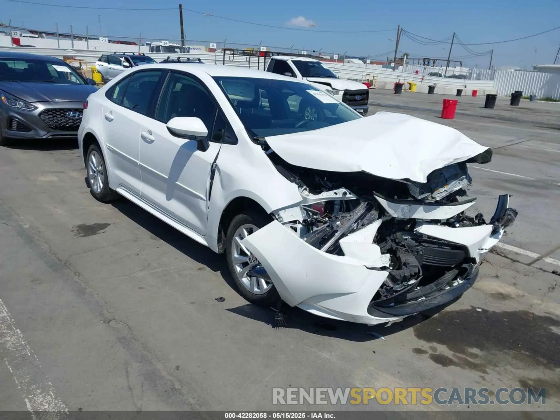 1 Photograph of a damaged car JTDBCMFE8P3008513 TOYOTA COROLLA 2023
