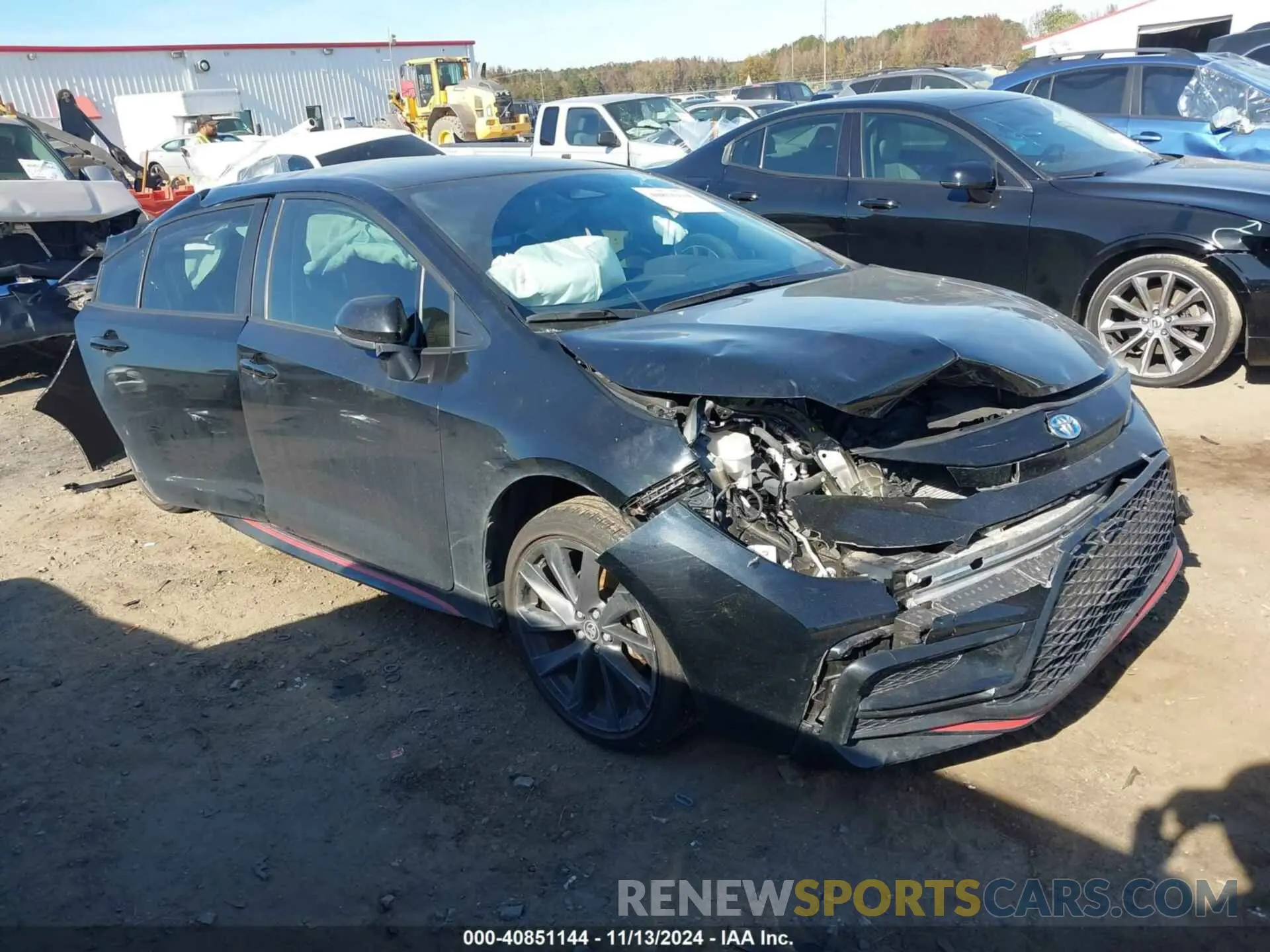 1 Photograph of a damaged car JTDBCMFE8P3011346 TOYOTA COROLLA 2023