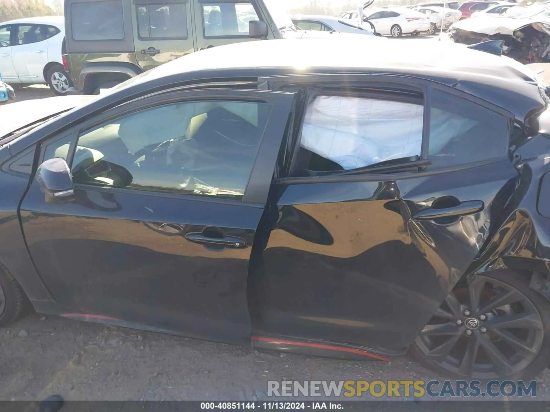 13 Photograph of a damaged car JTDBCMFE8P3011346 TOYOTA COROLLA 2023