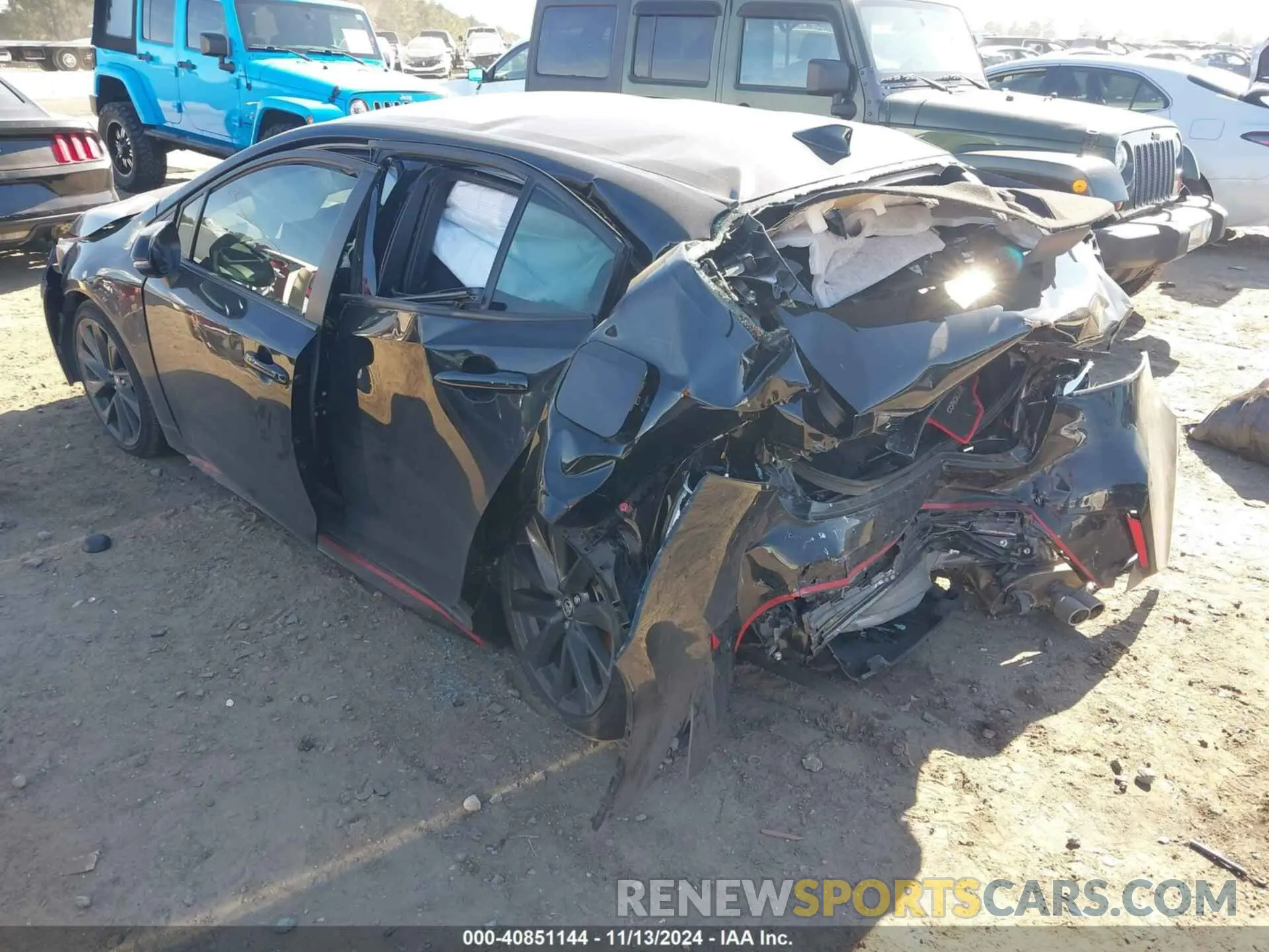 3 Photograph of a damaged car JTDBCMFE8P3011346 TOYOTA COROLLA 2023