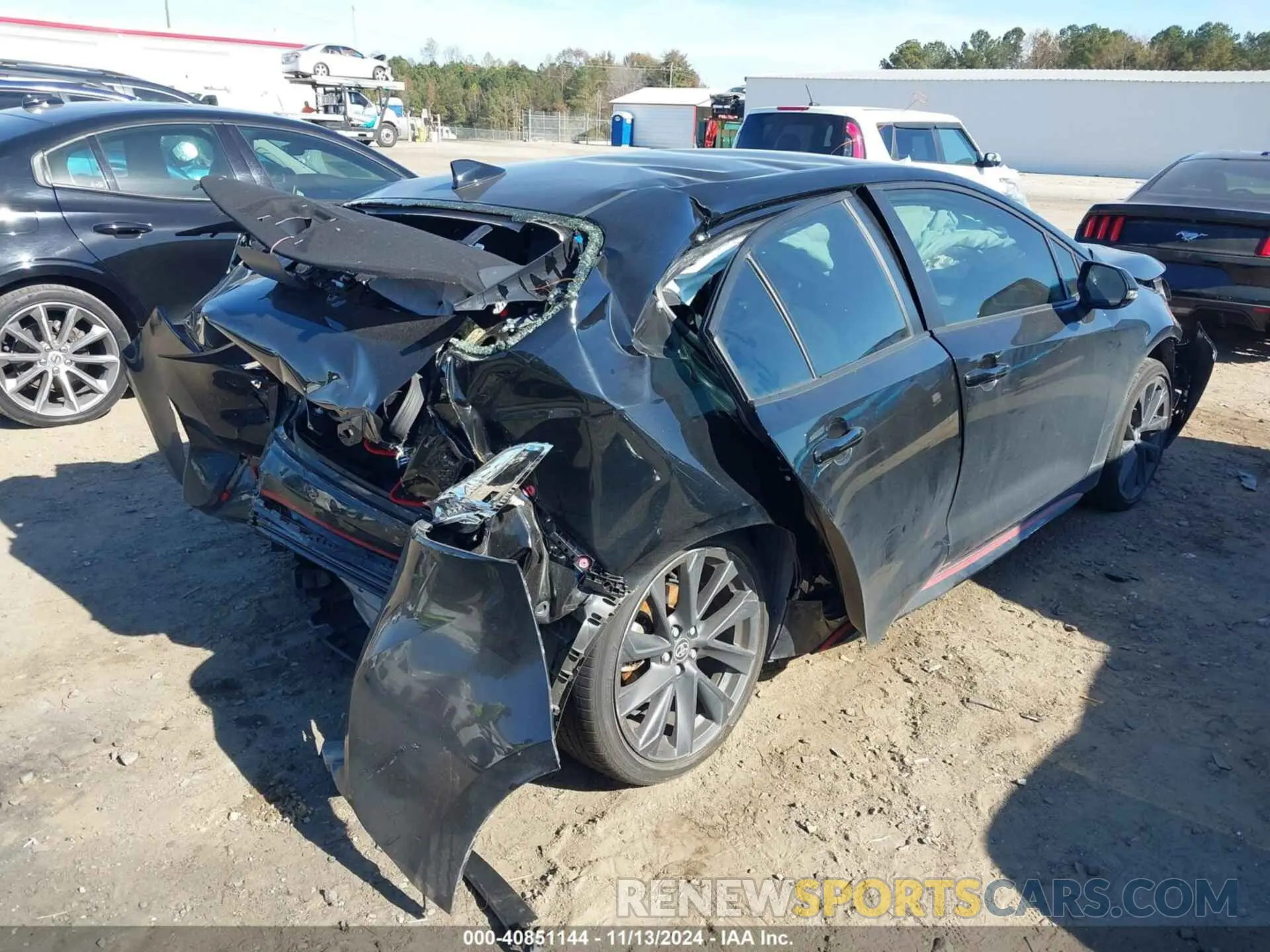 4 Photograph of a damaged car JTDBCMFE8P3011346 TOYOTA COROLLA 2023