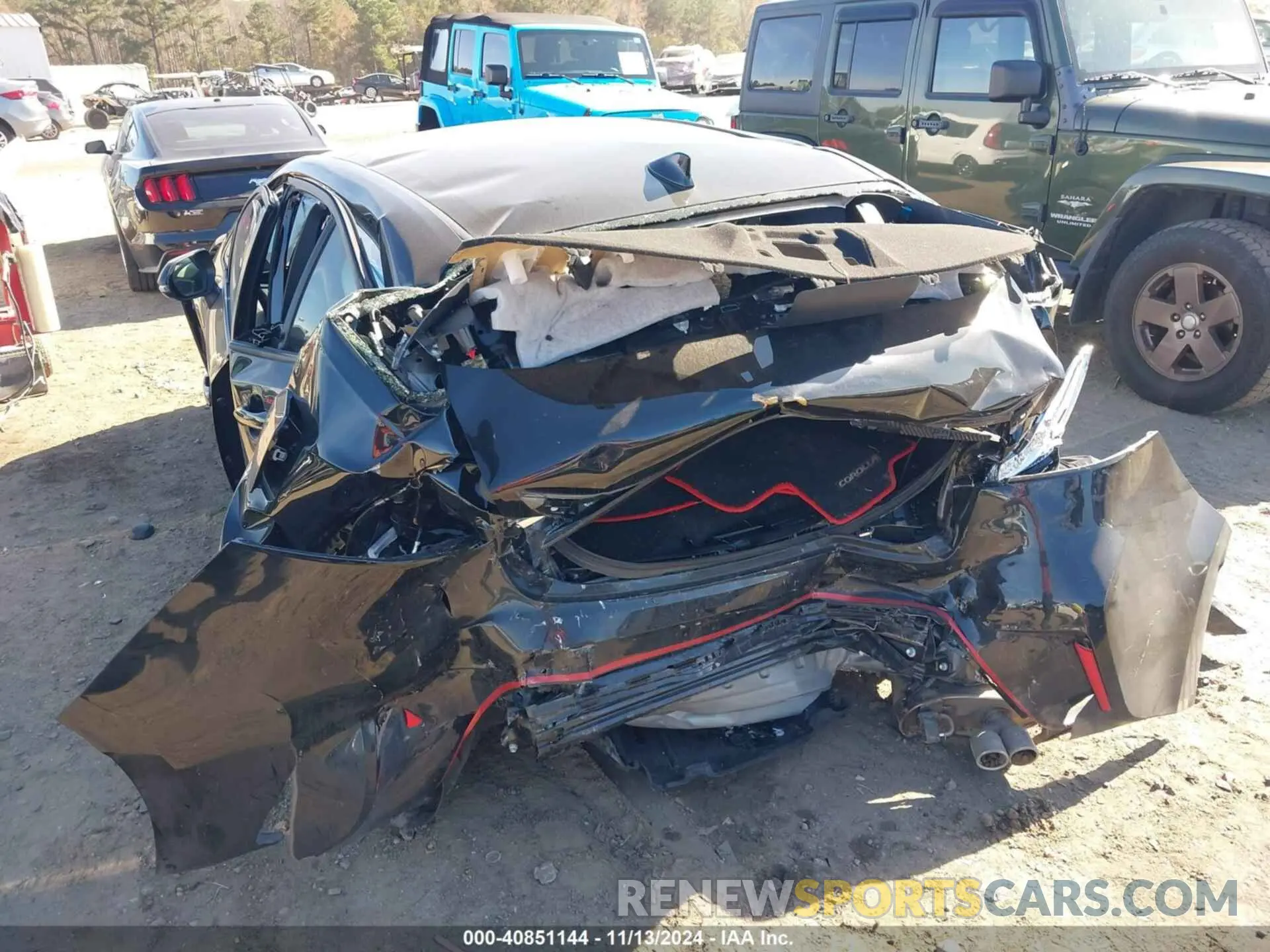 6 Photograph of a damaged car JTDBCMFE8P3011346 TOYOTA COROLLA 2023