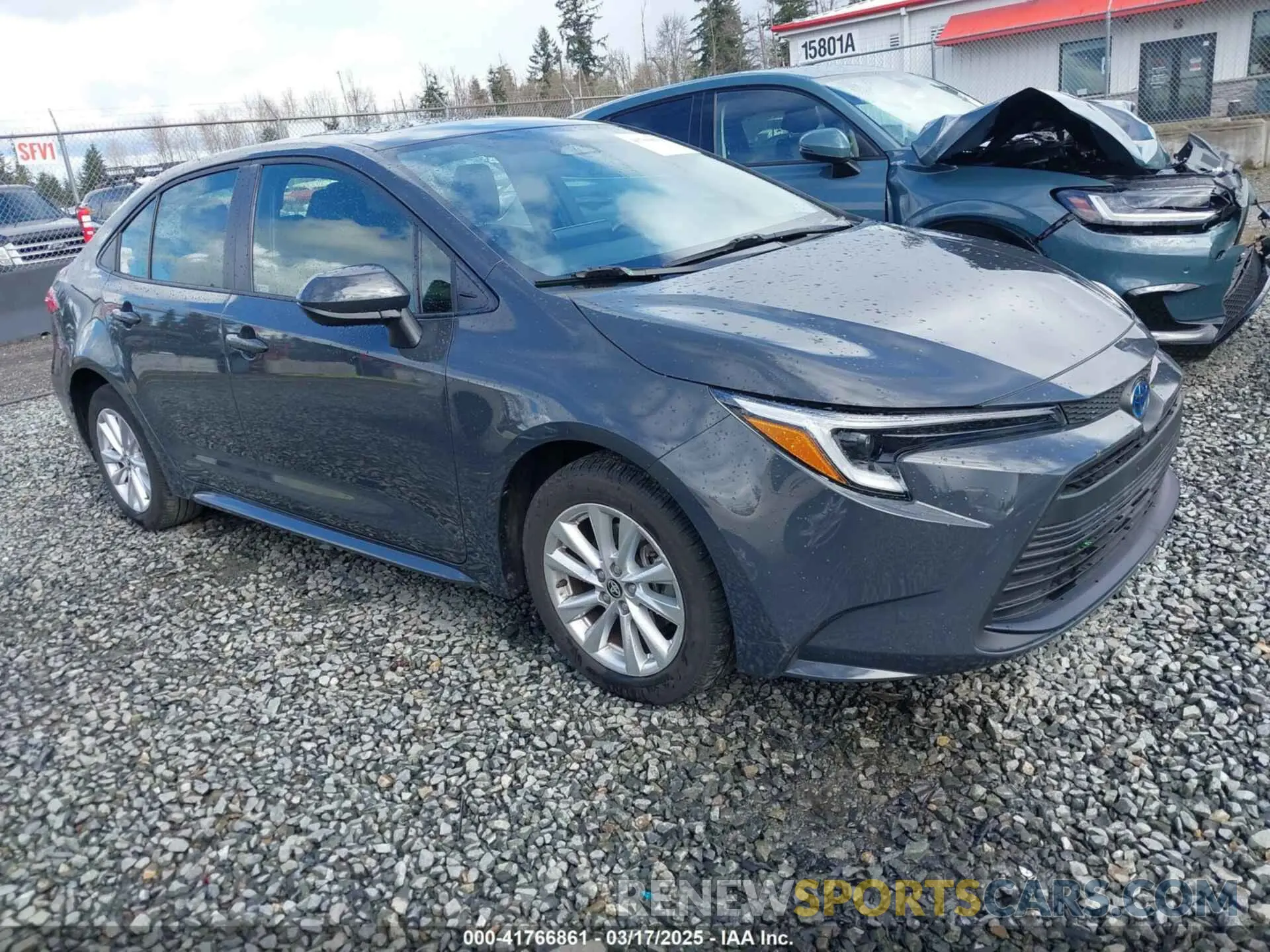1 Photograph of a damaged car JTDBCMFE8P3022489 TOYOTA COROLLA 2023