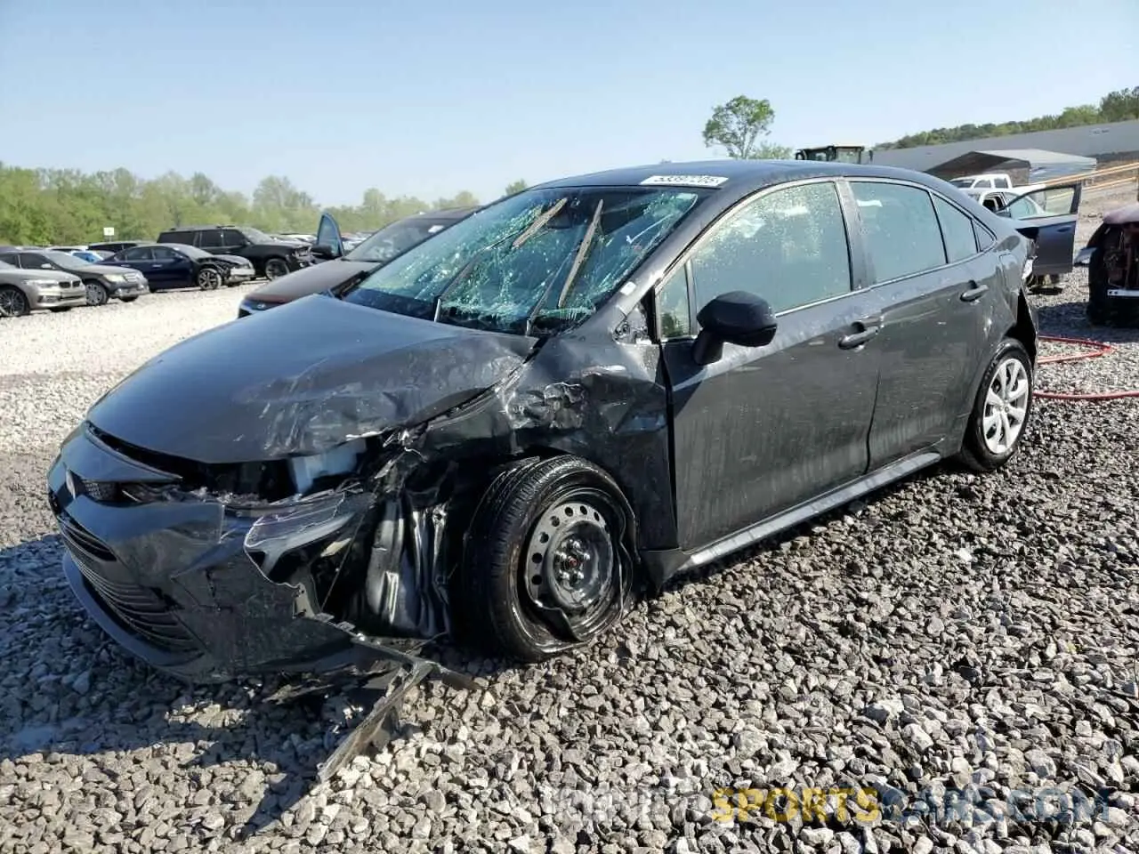 1 Photograph of a damaged car JTDBCMFE8P3023187 TOYOTA COROLLA 2023