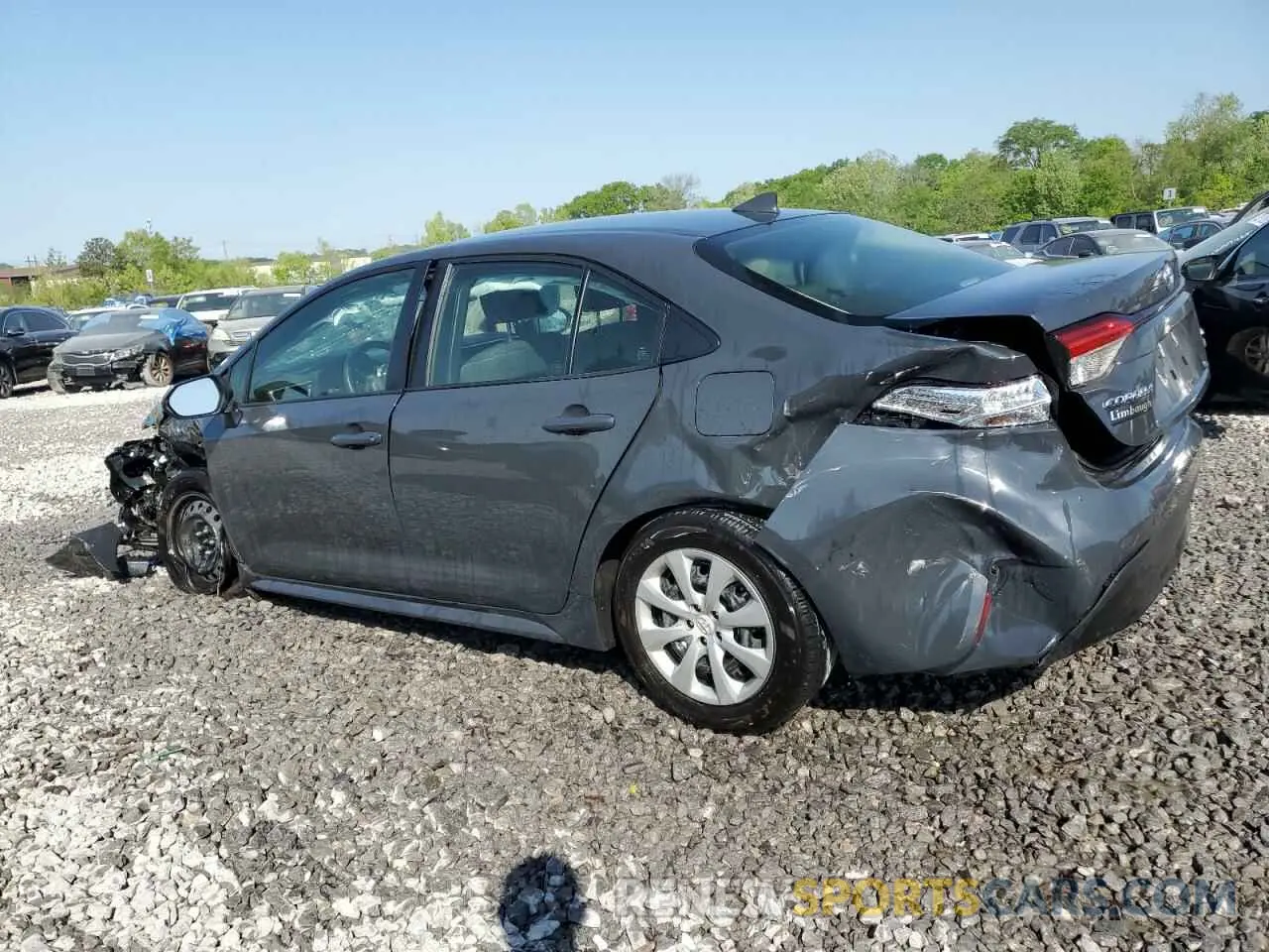 2 Photograph of a damaged car JTDBCMFE8P3023187 TOYOTA COROLLA 2023