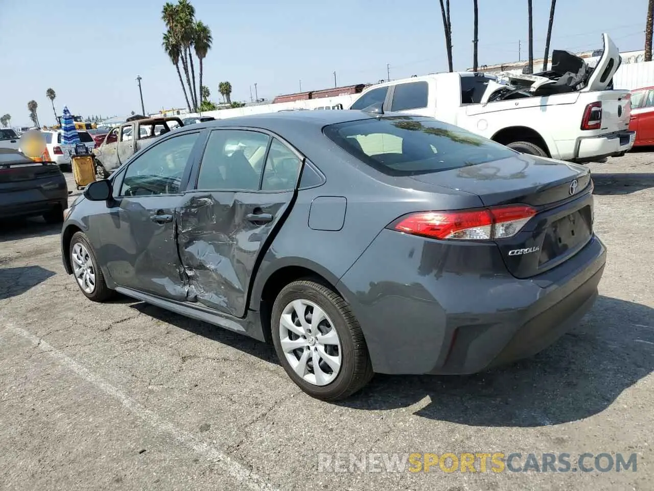2 Photograph of a damaged car JTDBCMFE8P3025280 TOYOTA COROLLA 2023