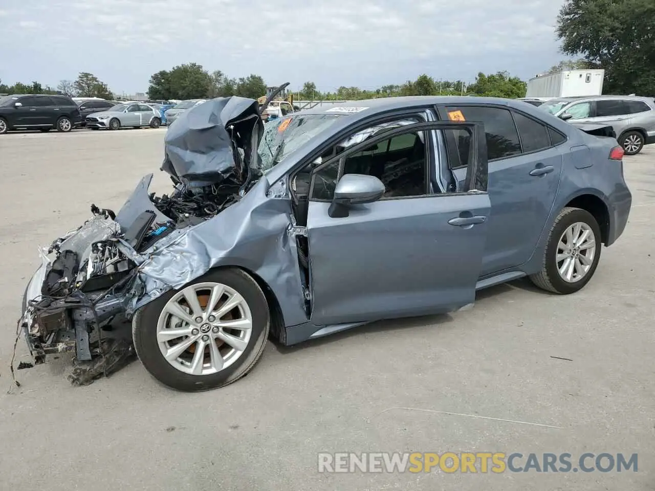 1 Photograph of a damaged car JTDBCMFE8PJ003694 TOYOTA COROLLA 2023