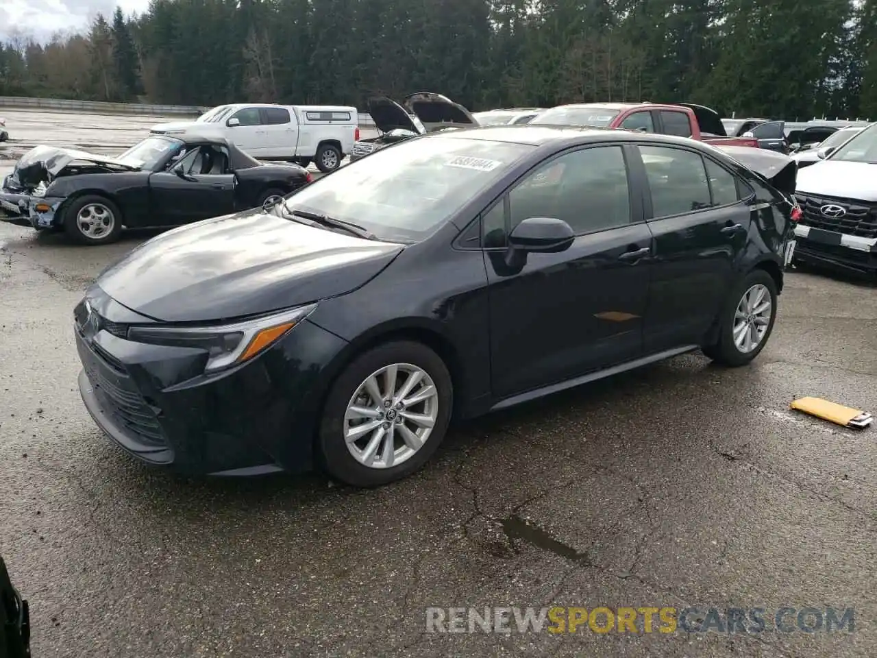 1 Photograph of a damaged car JTDBCMFE9P3007726 TOYOTA COROLLA 2023