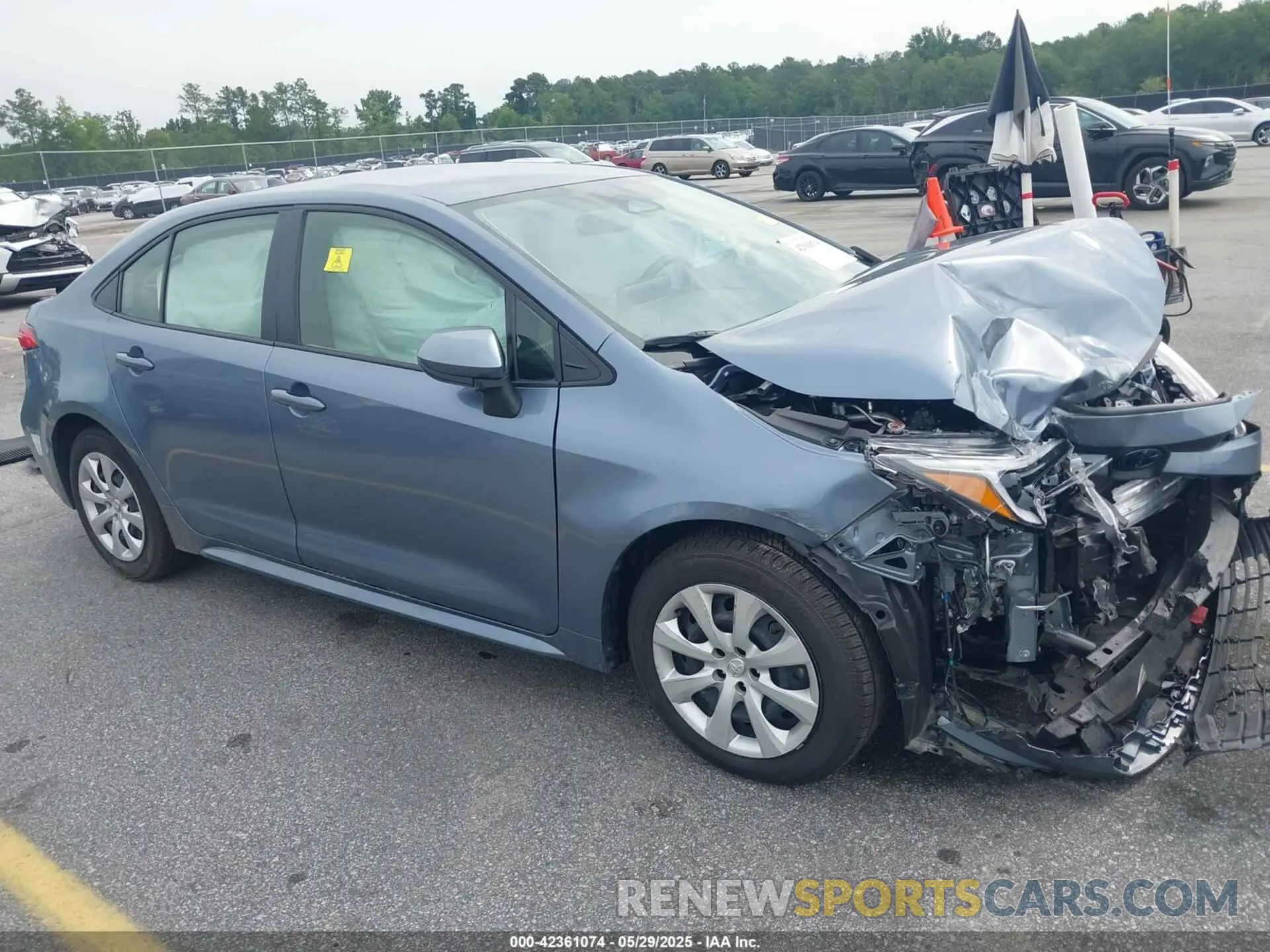 1 Photograph of a damaged car JTDBCMFE9P3021612 TOYOTA COROLLA 2023