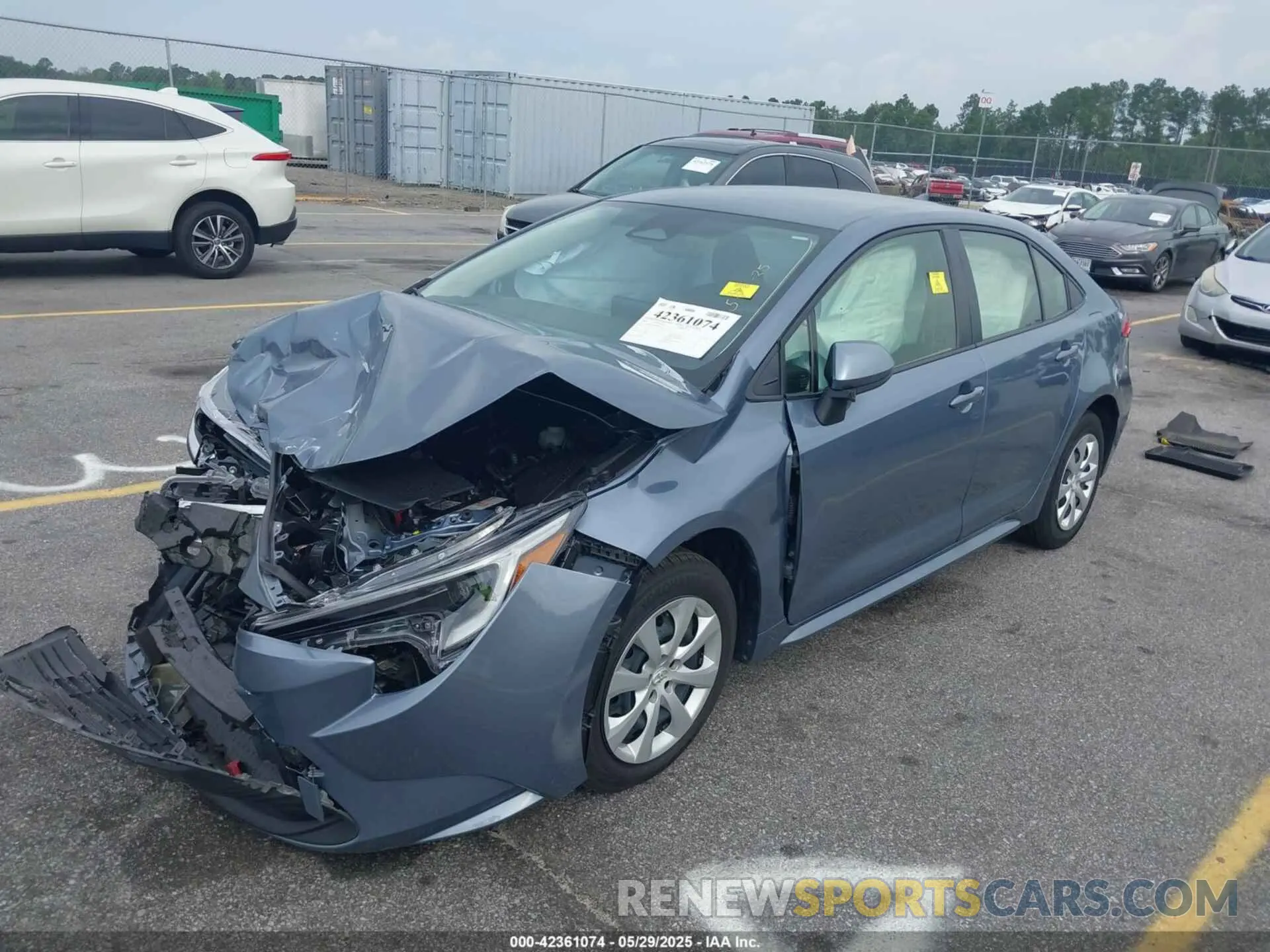 2 Photograph of a damaged car JTDBCMFE9P3021612 TOYOTA COROLLA 2023