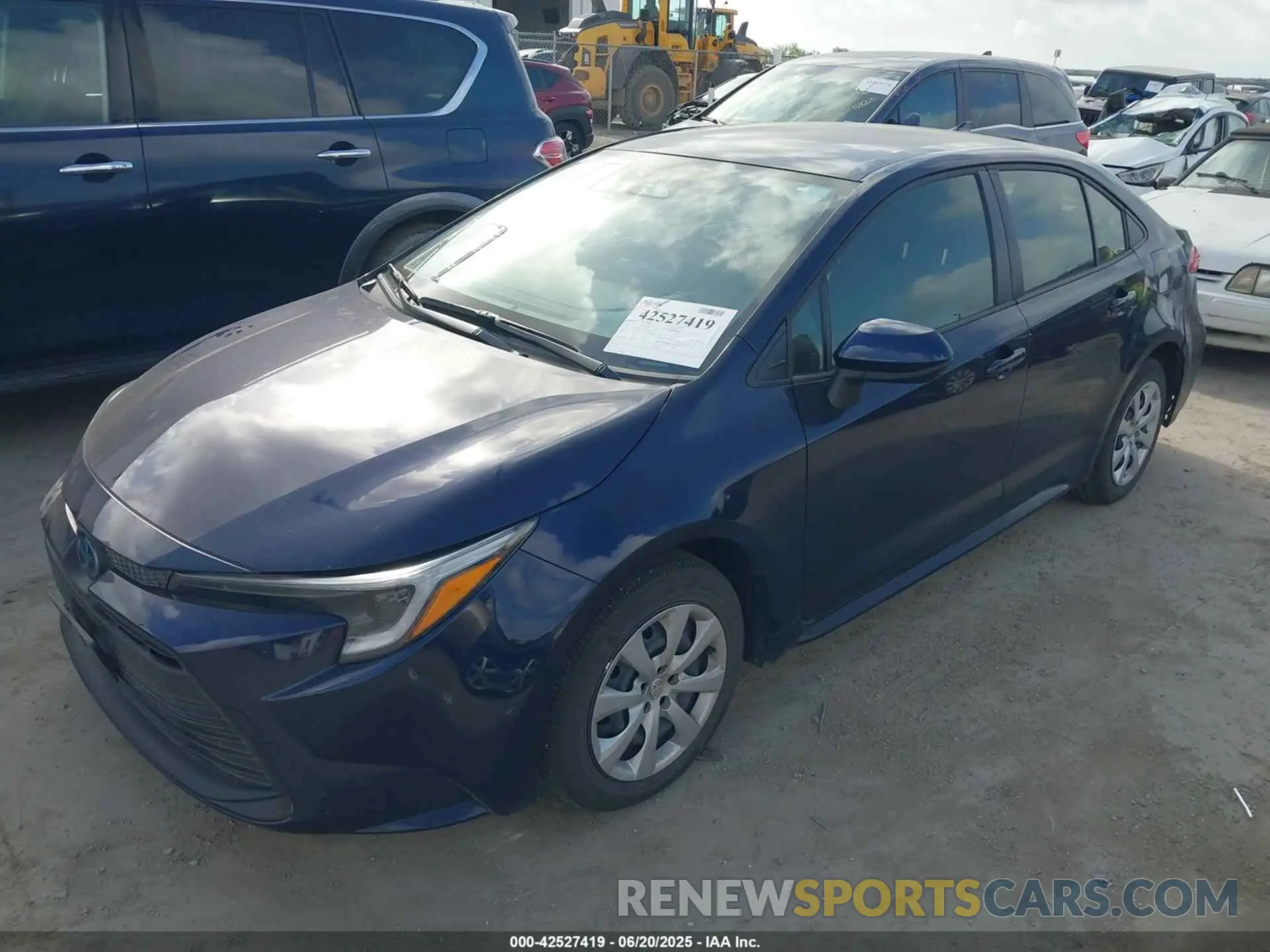2 Photograph of a damaged car JTDBCMFE9PJ013411 TOYOTA COROLLA 2023