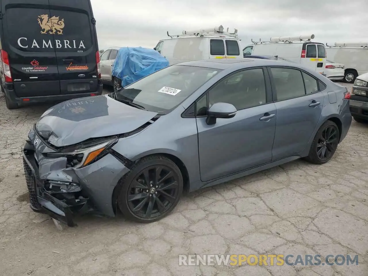 1 Photograph of a damaged car JTDBCMFE9PJ014395 TOYOTA COROLLA 2023