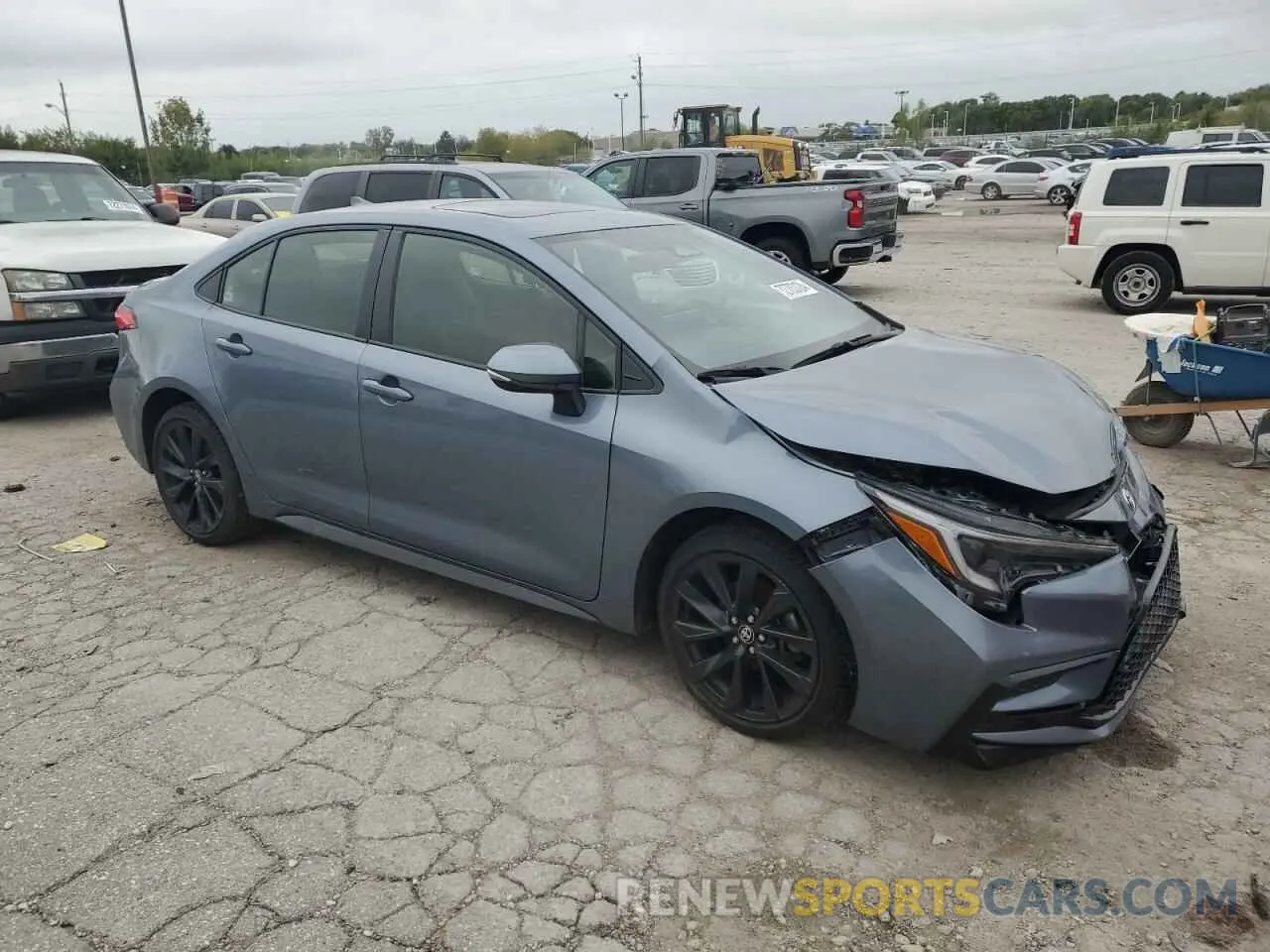 4 Photograph of a damaged car JTDBCMFE9PJ014395 TOYOTA COROLLA 2023