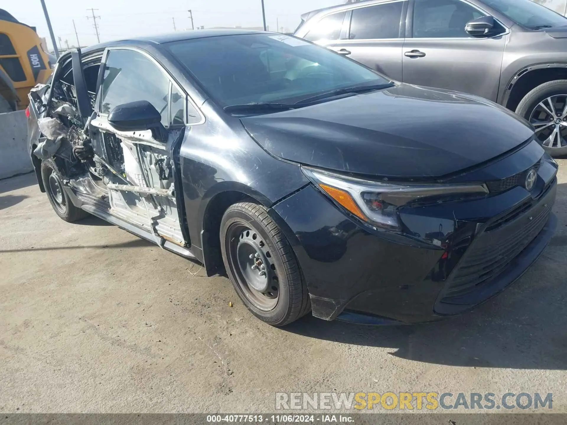 1 Photograph of a damaged car JTDBCMFEXP3019061 TOYOTA COROLLA 2023