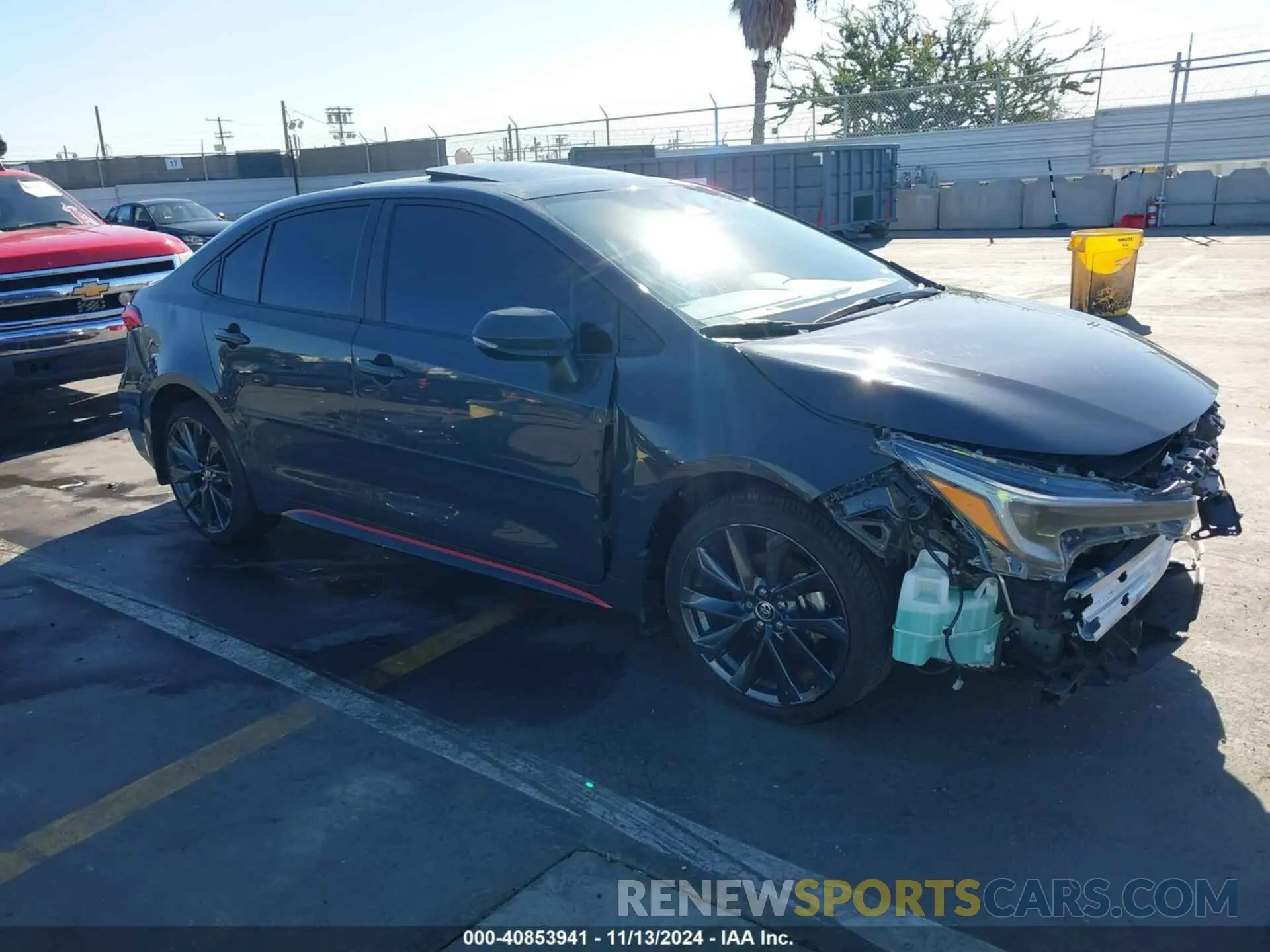 1 Photograph of a damaged car JTDBCMFEXP3020291 TOYOTA COROLLA 2023