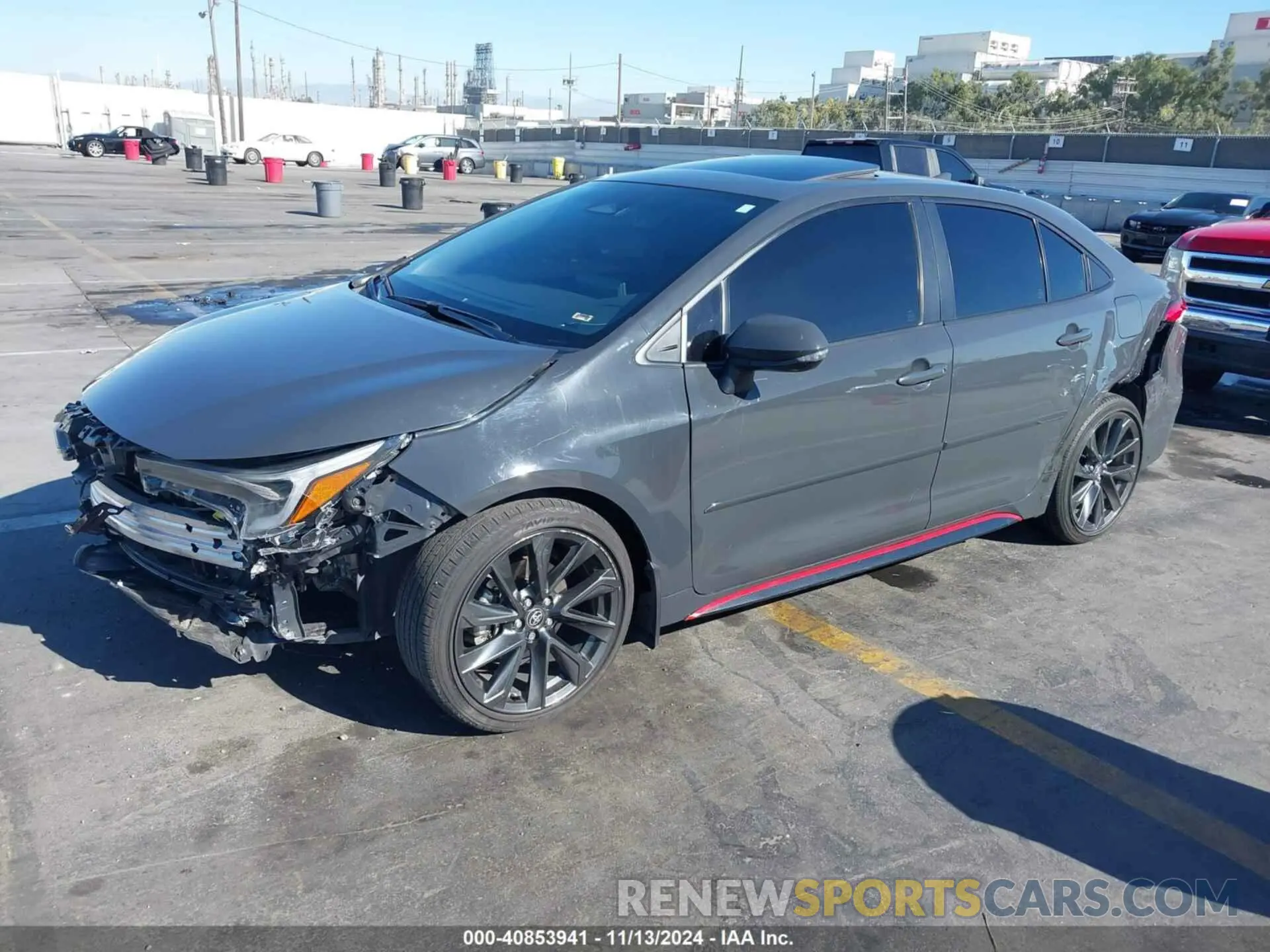 2 Photograph of a damaged car JTDBCMFEXP3020291 TOYOTA COROLLA 2023