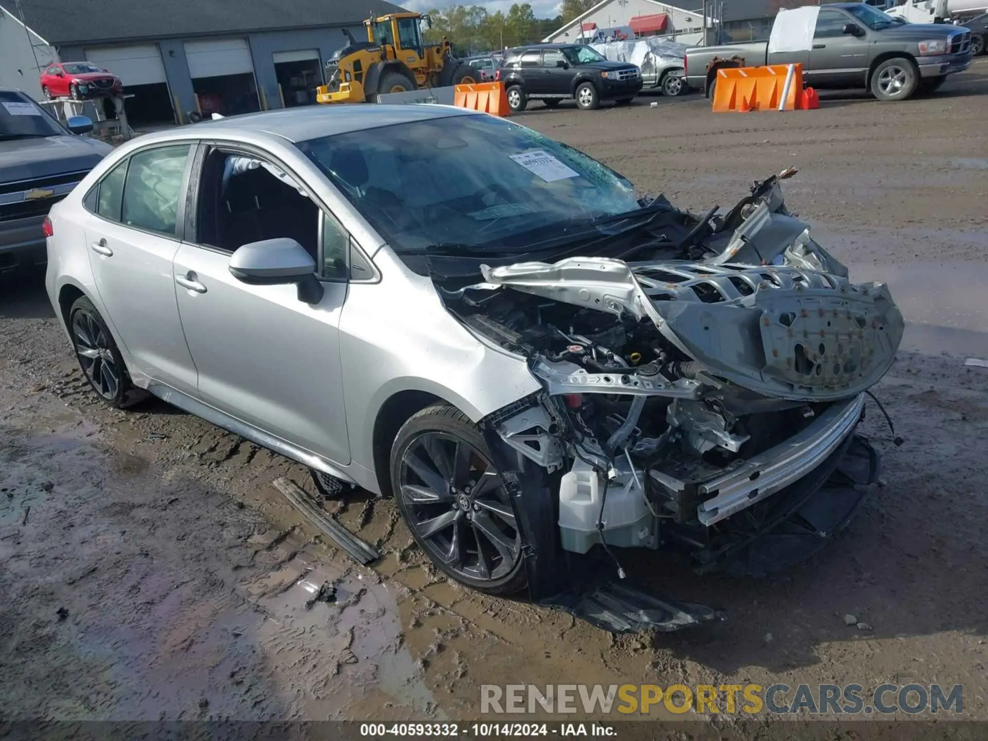 1 Photograph of a damaged car JTDBCMFEXPJ003180 TOYOTA COROLLA 2023
