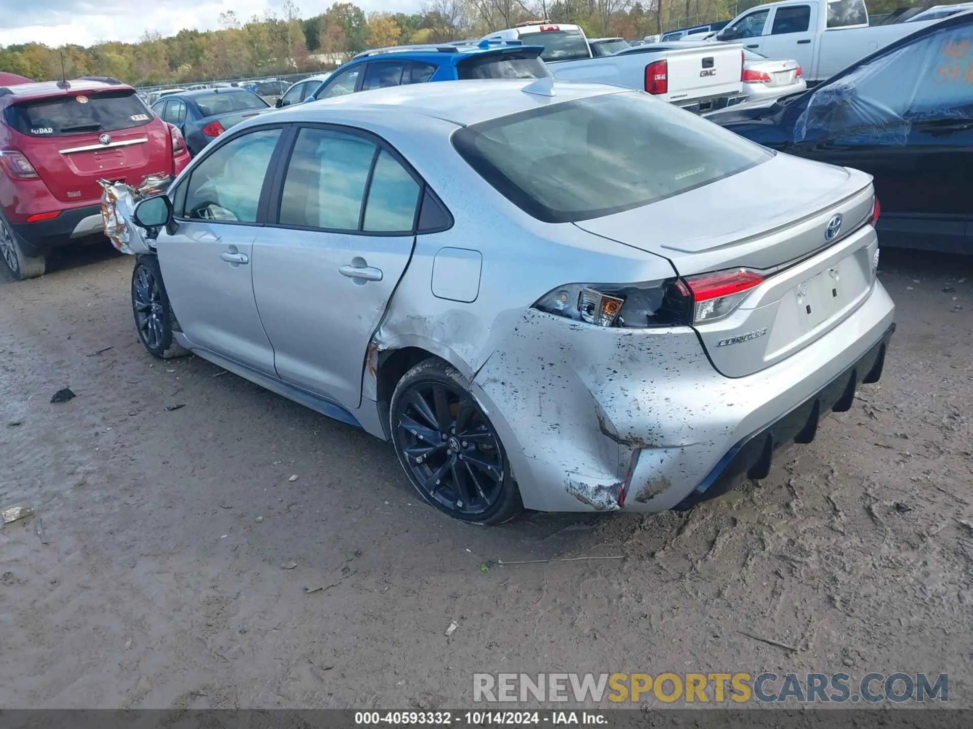 3 Photograph of a damaged car JTDBCMFEXPJ003180 TOYOTA COROLLA 2023