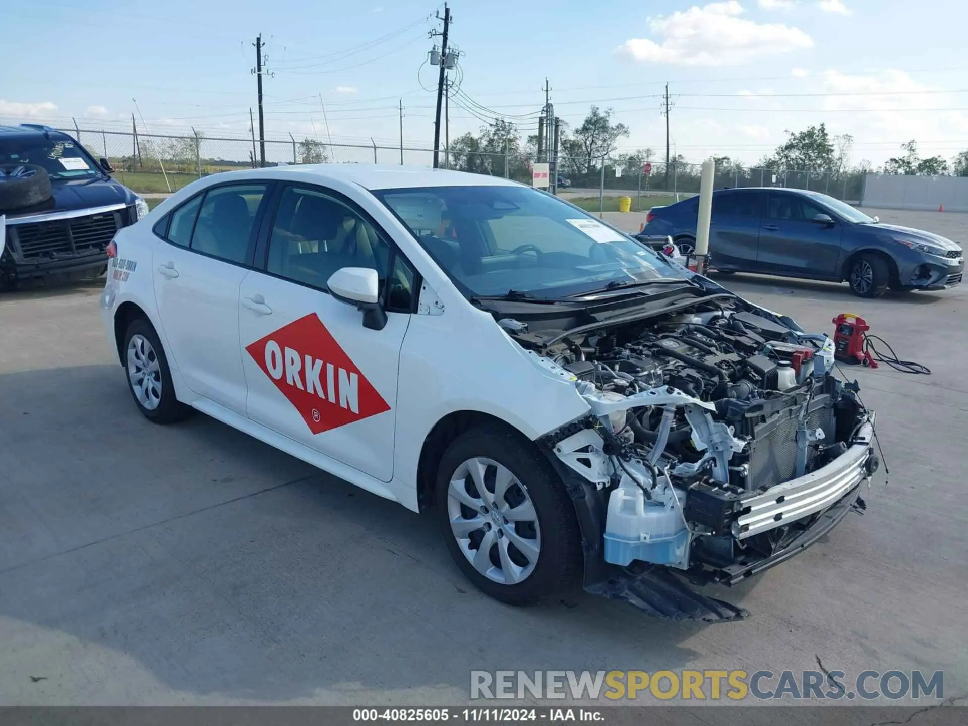 1 Photograph of a damaged car JTDBCMFEXPJ007973 TOYOTA COROLLA 2023