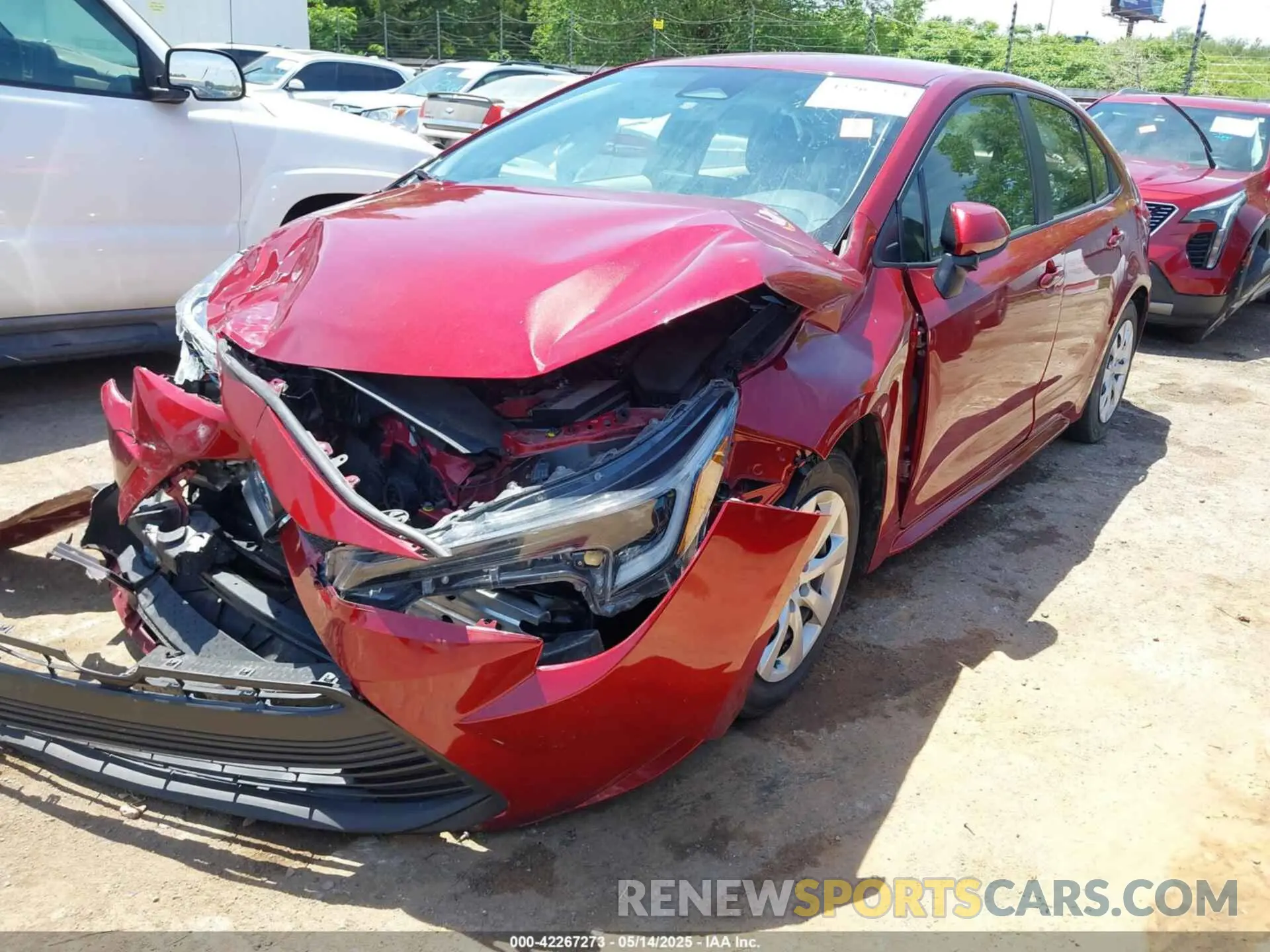 2 Photograph of a damaged car JTDBCMFEXPJ009304 TOYOTA COROLLA 2023