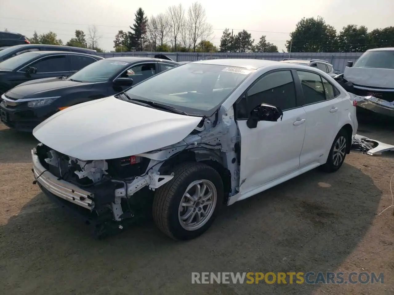 1 Photograph of a damaged car JTDBDMHE0P3000111 TOYOTA COROLLA 2023