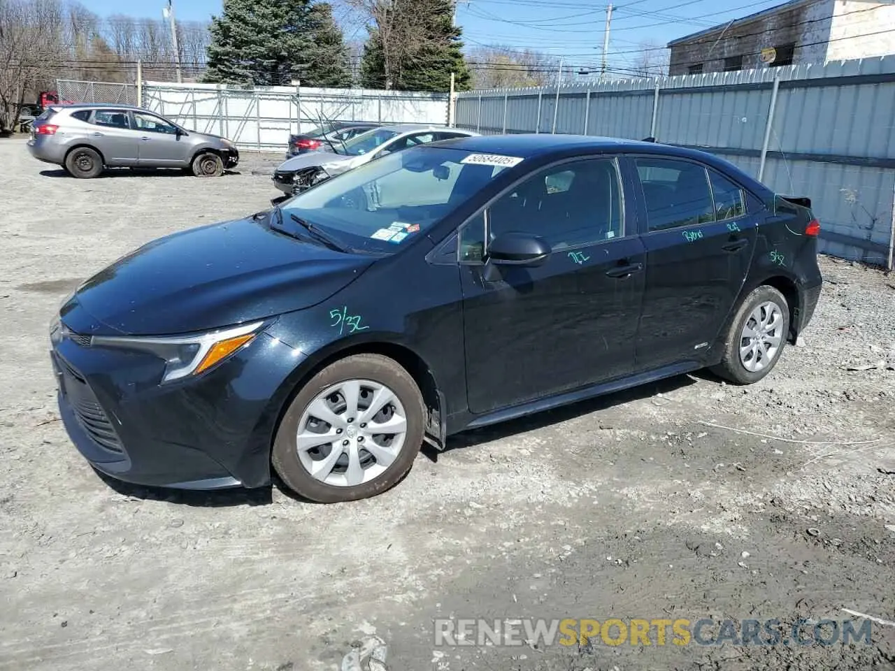 1 Photograph of a damaged car JTDBDMHE0P3004479 TOYOTA COROLLA 2023