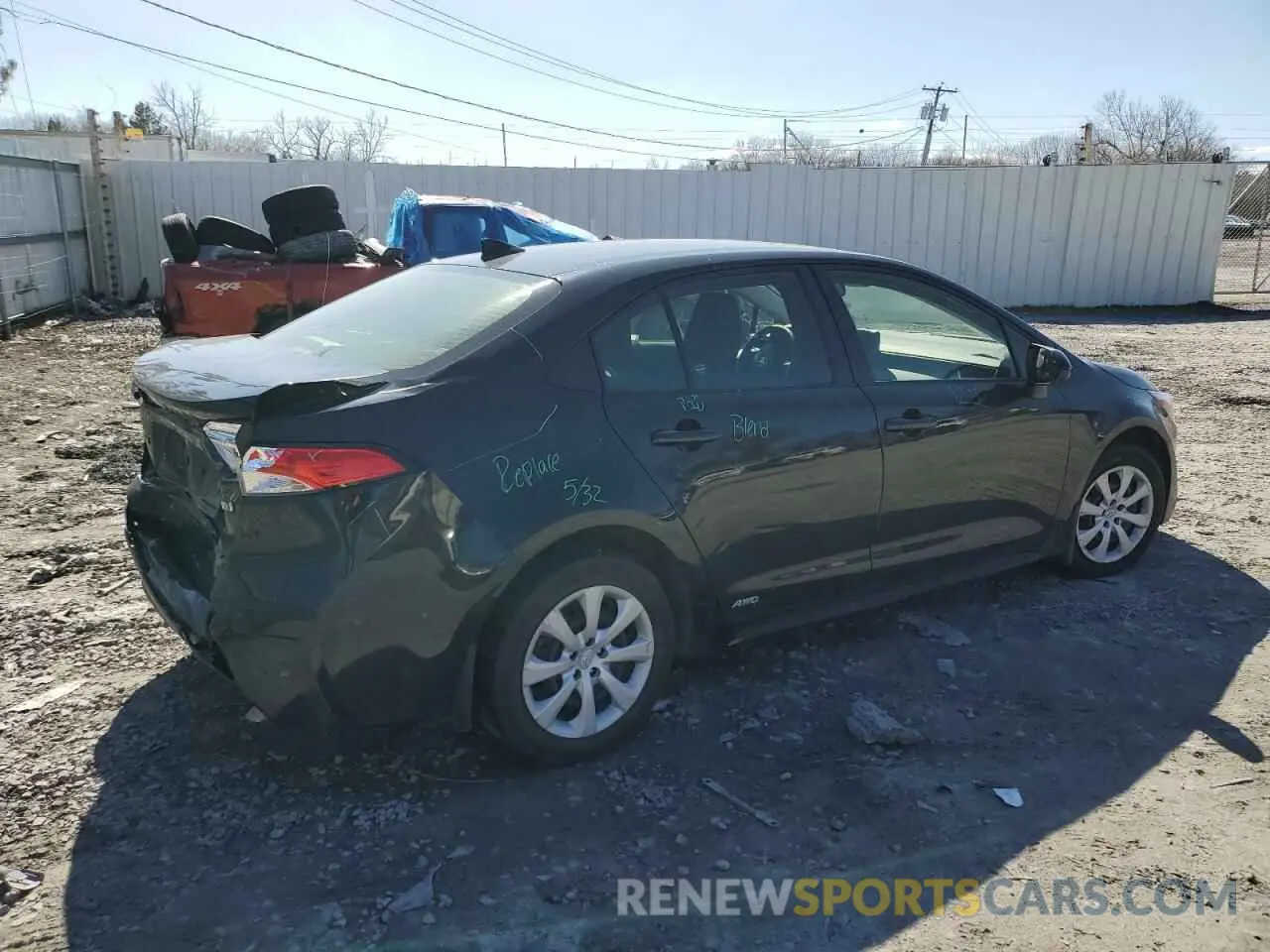 3 Photograph of a damaged car JTDBDMHE0P3004479 TOYOTA COROLLA 2023