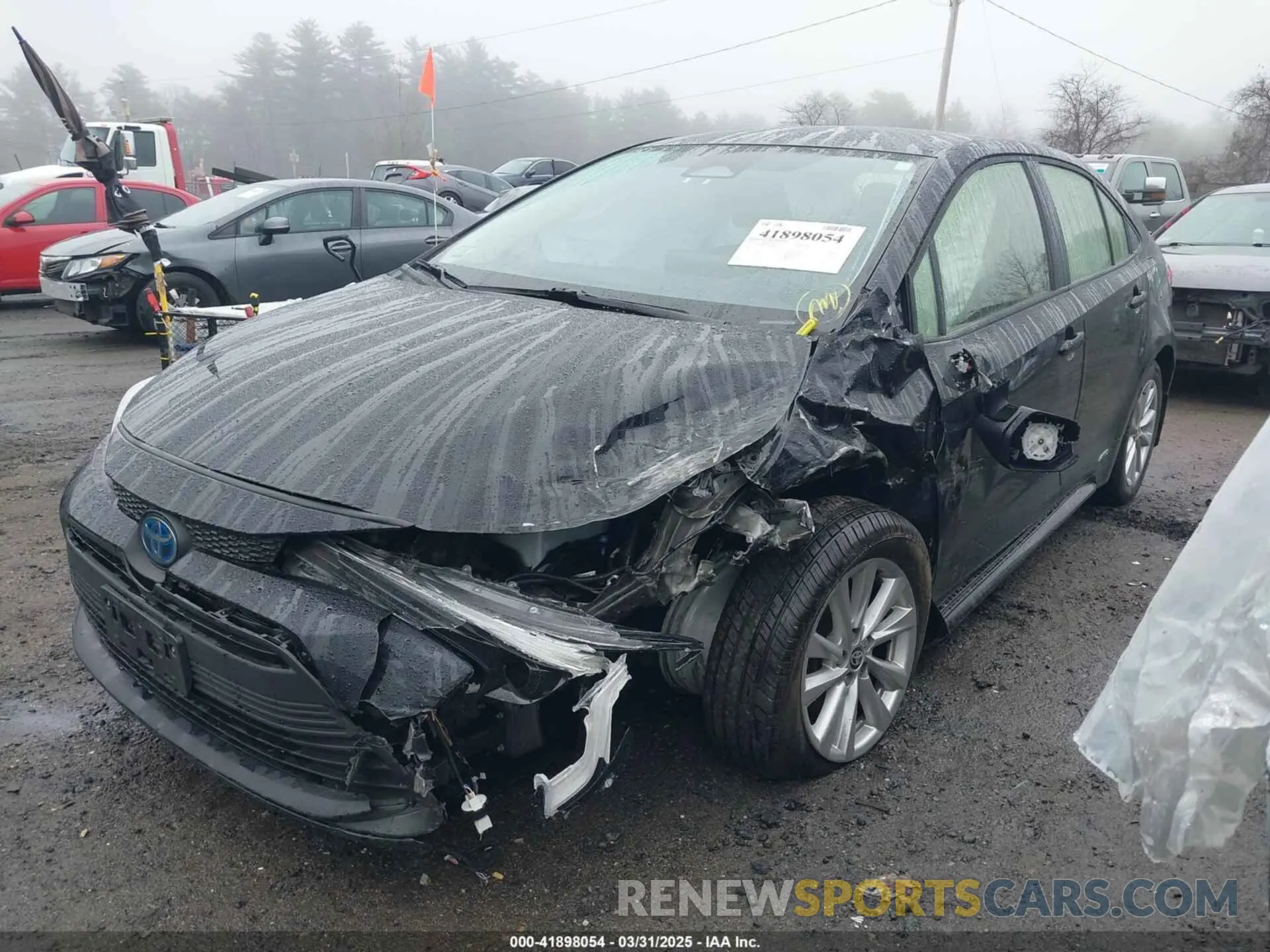 2 Photograph of a damaged car JTDBDMHE1P3001381 TOYOTA COROLLA 2023
