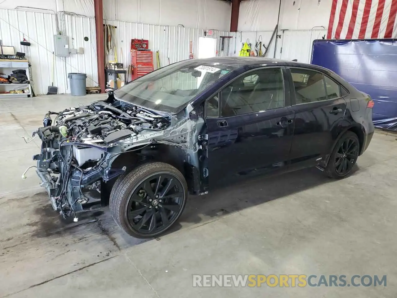 1 Photograph of a damaged car JTDBDMHE1PJ003627 TOYOTA COROLLA 2023