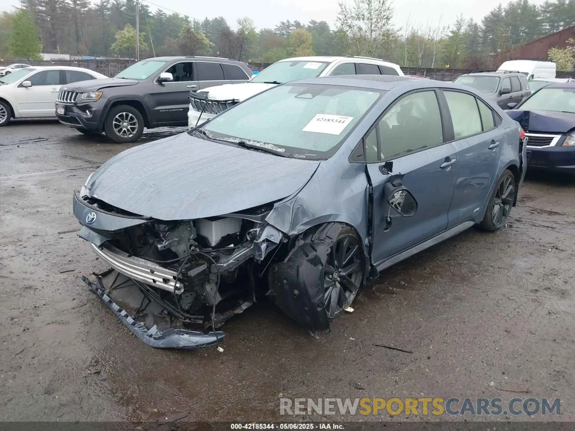 2 Photograph of a damaged car JTDBDMHE2P3001714 TOYOTA COROLLA 2023