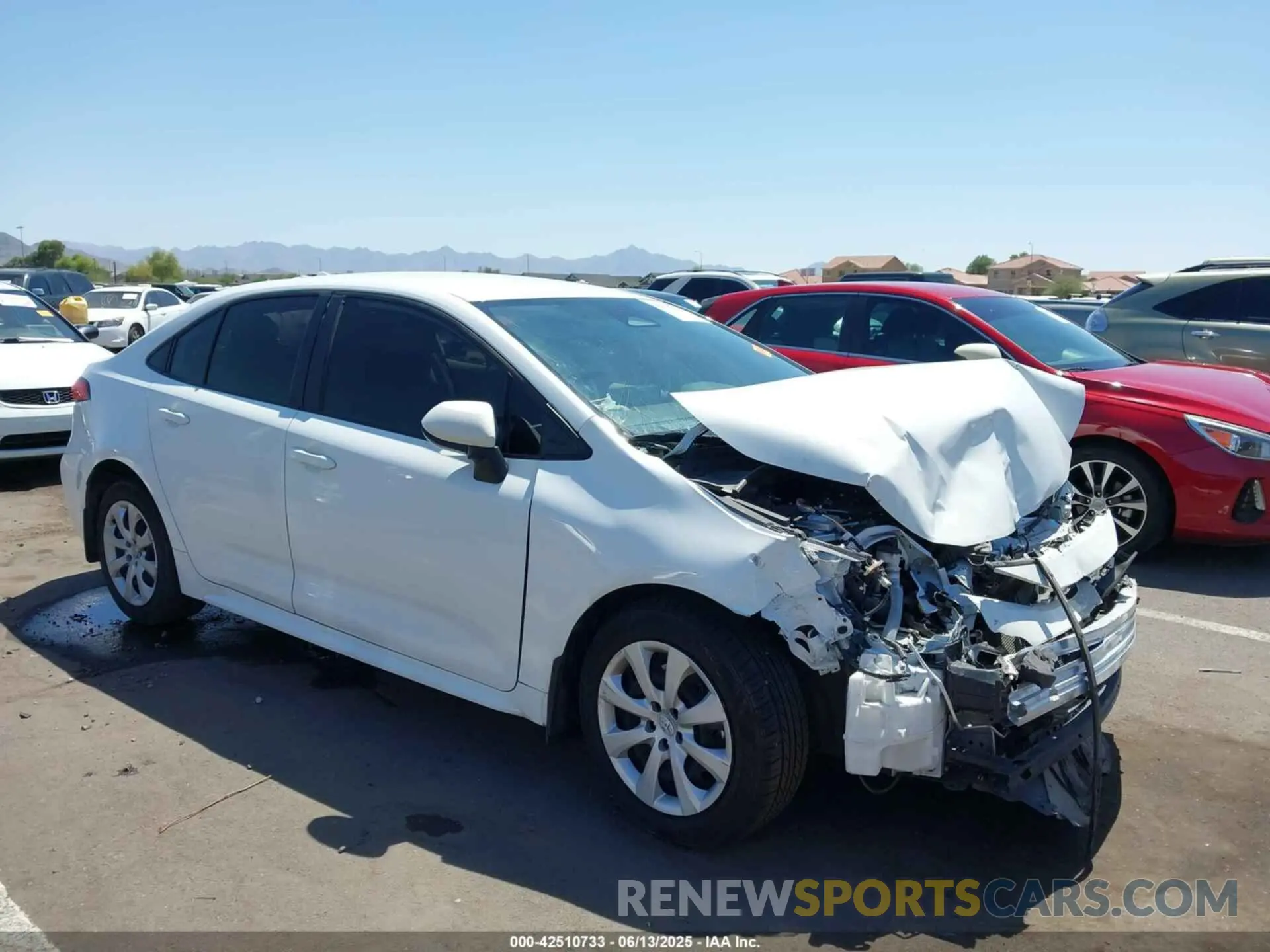 1 Photograph of a damaged car JTDBDMHE2PJ003152 TOYOTA COROLLA 2023