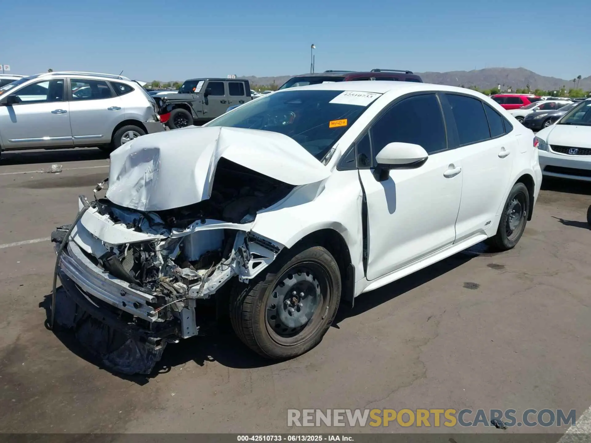 2 Photograph of a damaged car JTDBDMHE2PJ003152 TOYOTA COROLLA 2023