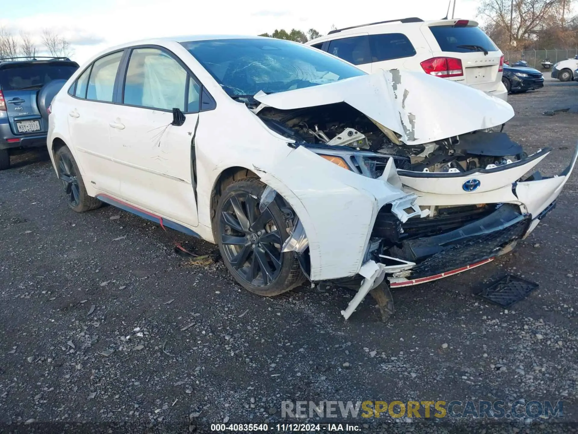 1 Photograph of a damaged car JTDBDMHE2PJ003751 TOYOTA COROLLA 2023