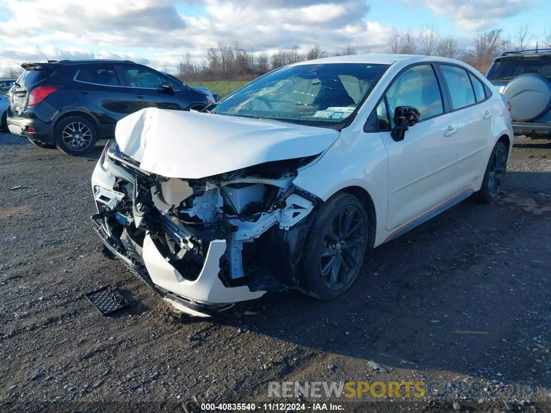 2 Photograph of a damaged car JTDBDMHE2PJ003751 TOYOTA COROLLA 2023