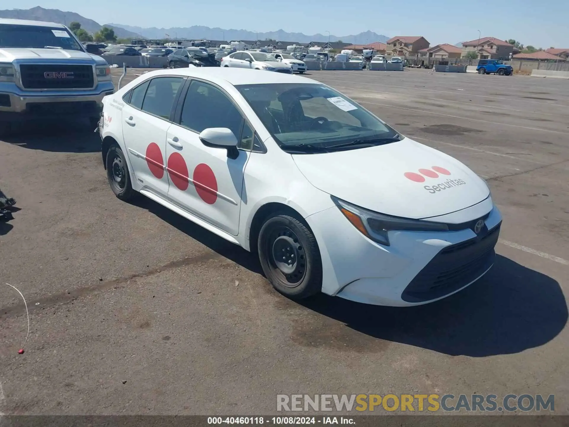 1 Photograph of a damaged car JTDBDMHE3P3000863 TOYOTA COROLLA 2023