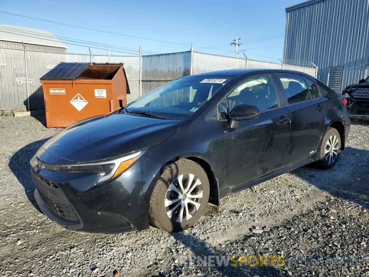 1 Photograph of a damaged car JTDBDMHE4P3005621 TOYOTA COROLLA 2023