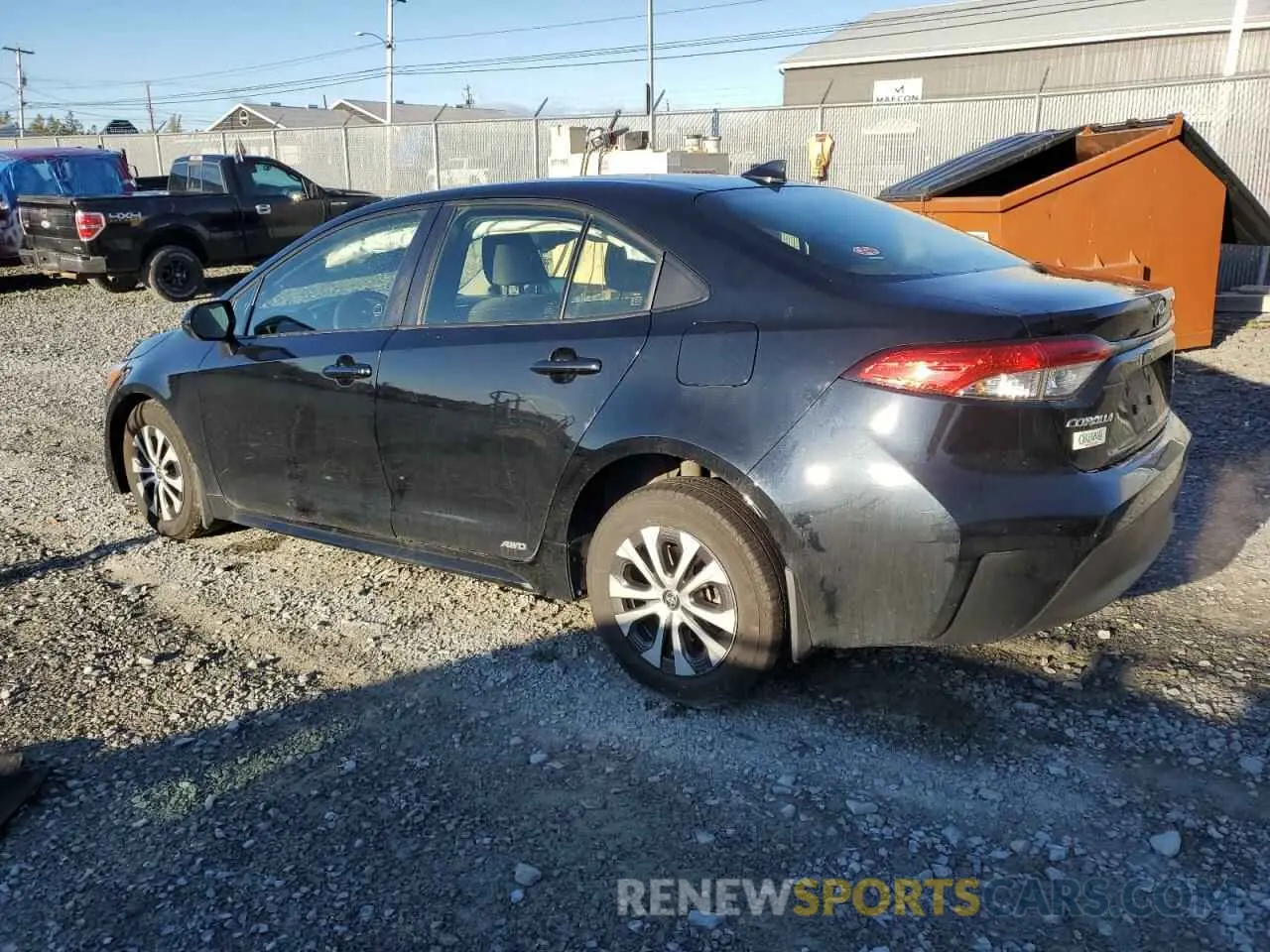 2 Photograph of a damaged car JTDBDMHE4P3005621 TOYOTA COROLLA 2023
