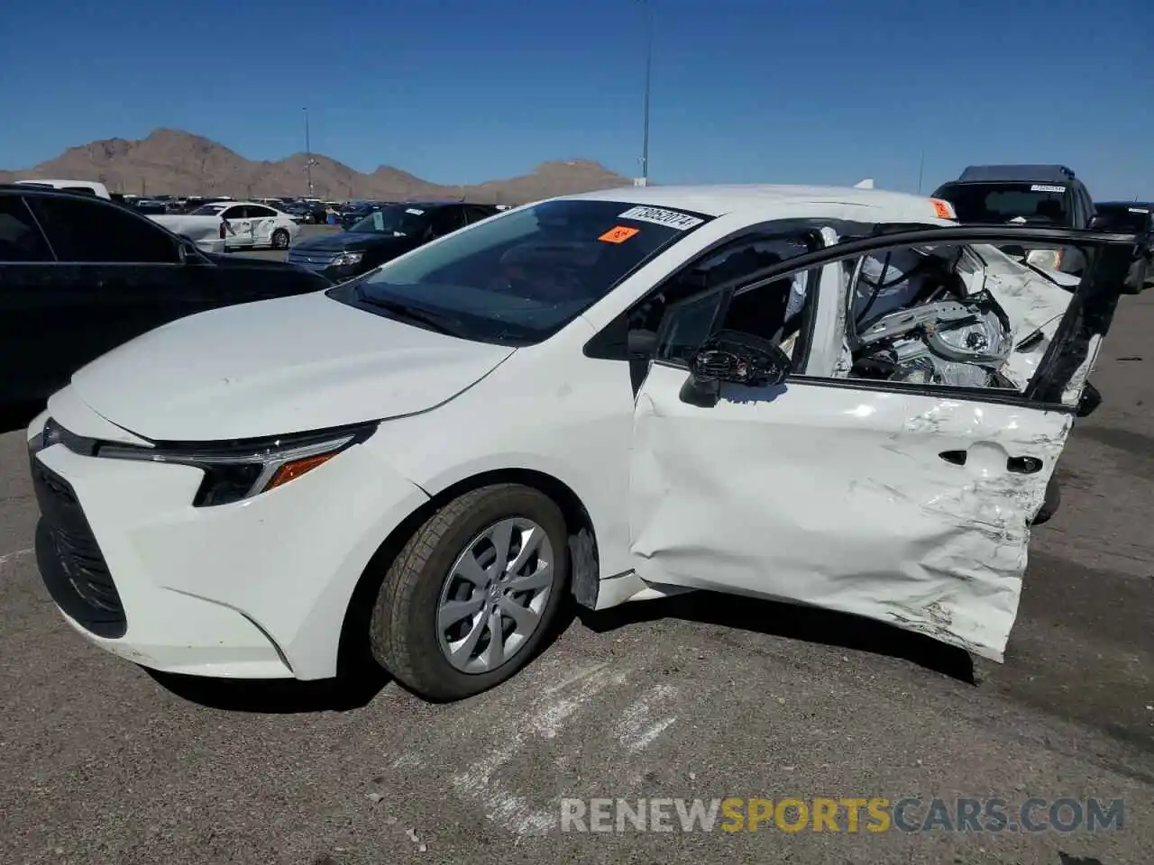 1 Photograph of a damaged car JTDBDMHE8P3002205 TOYOTA COROLLA 2023