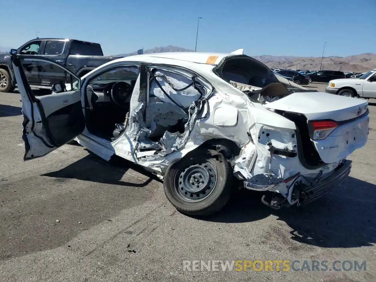 2 Photograph of a damaged car JTDBDMHE8P3002205 TOYOTA COROLLA 2023