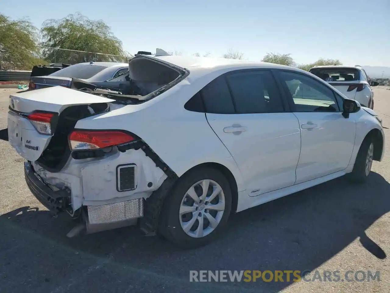 3 Photograph of a damaged car JTDBDMHE8P3002205 TOYOTA COROLLA 2023