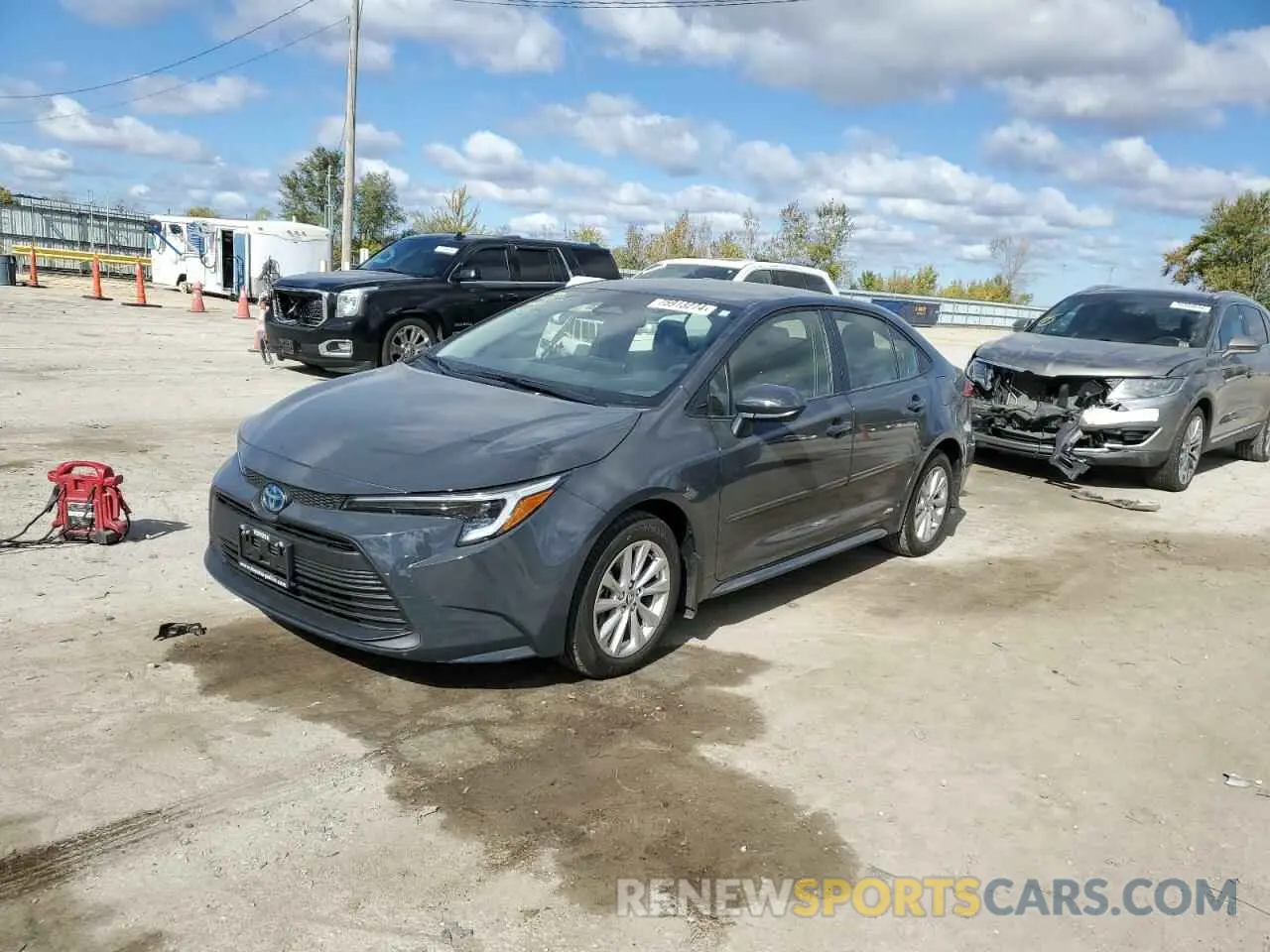 1 Photograph of a damaged car JTDBDMHE8P3007906 TOYOTA COROLLA 2023