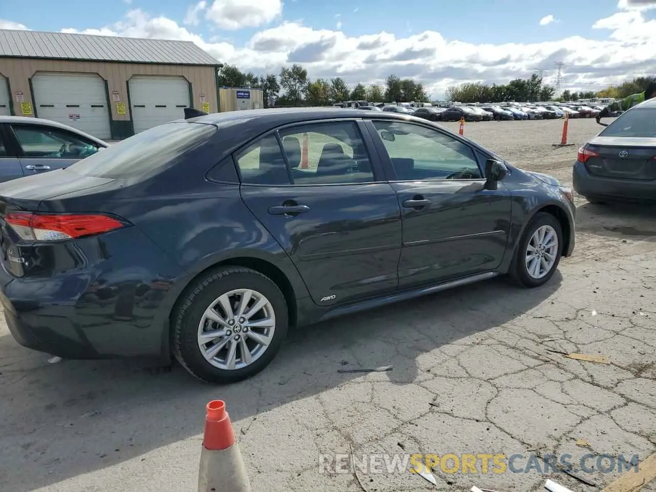 3 Photograph of a damaged car JTDBDMHE8P3007906 TOYOTA COROLLA 2023