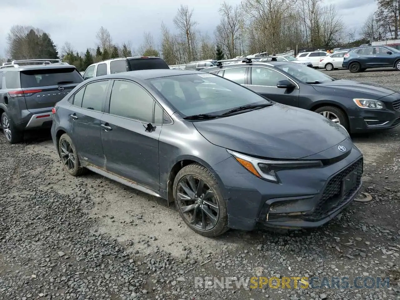 4 Photograph of a damaged car JTDBDMHE9P3006747 TOYOTA COROLLA 2023