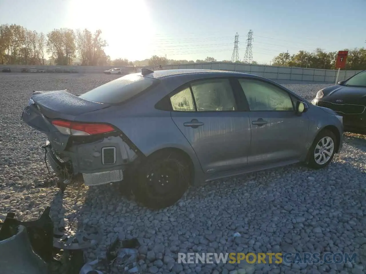 3 Photograph of a damaged car JTDBDMHEXP3005607 TOYOTA COROLLA 2023